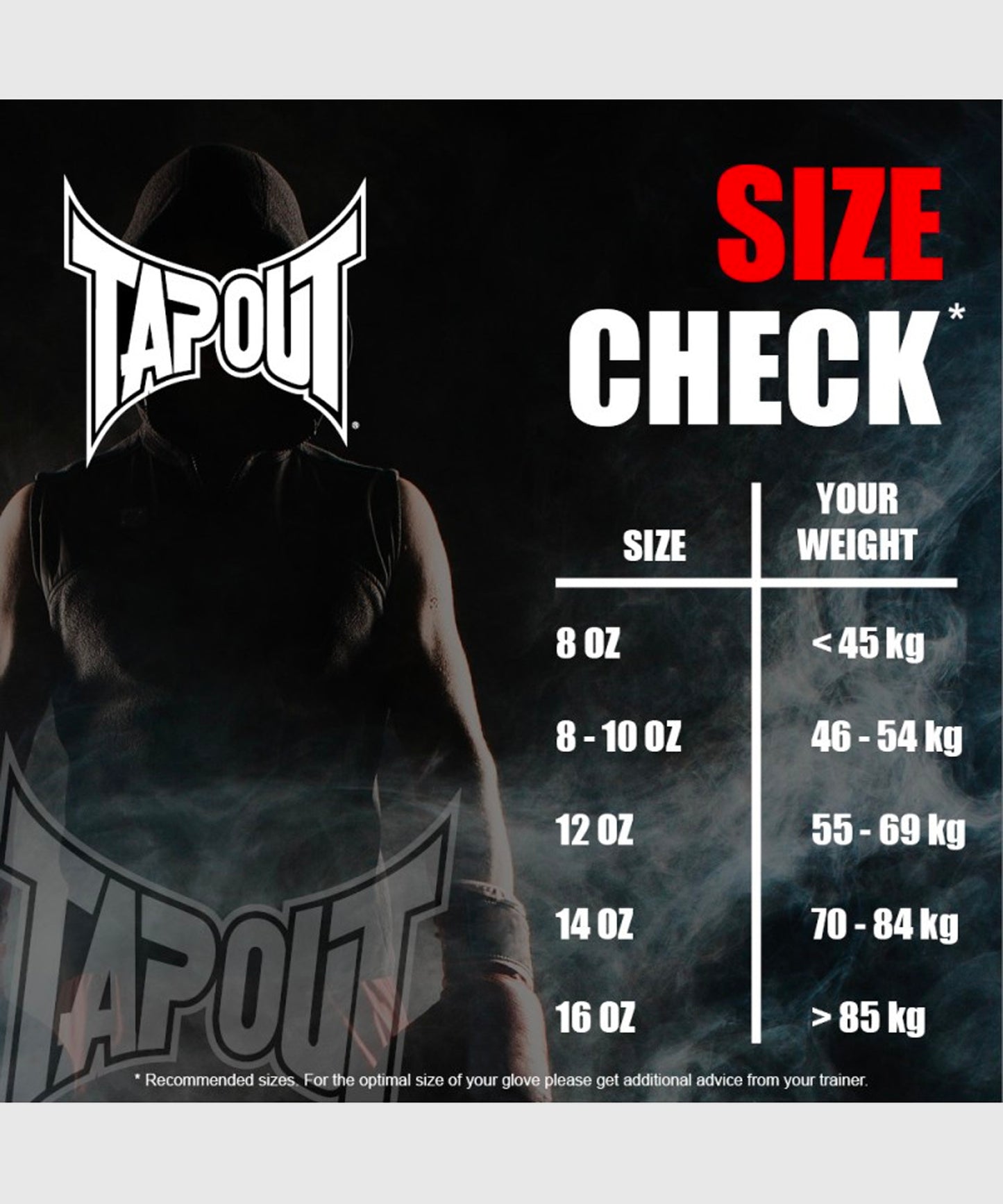 Tapout Cerritos Guantes de Boxeo - Rojo/Negro