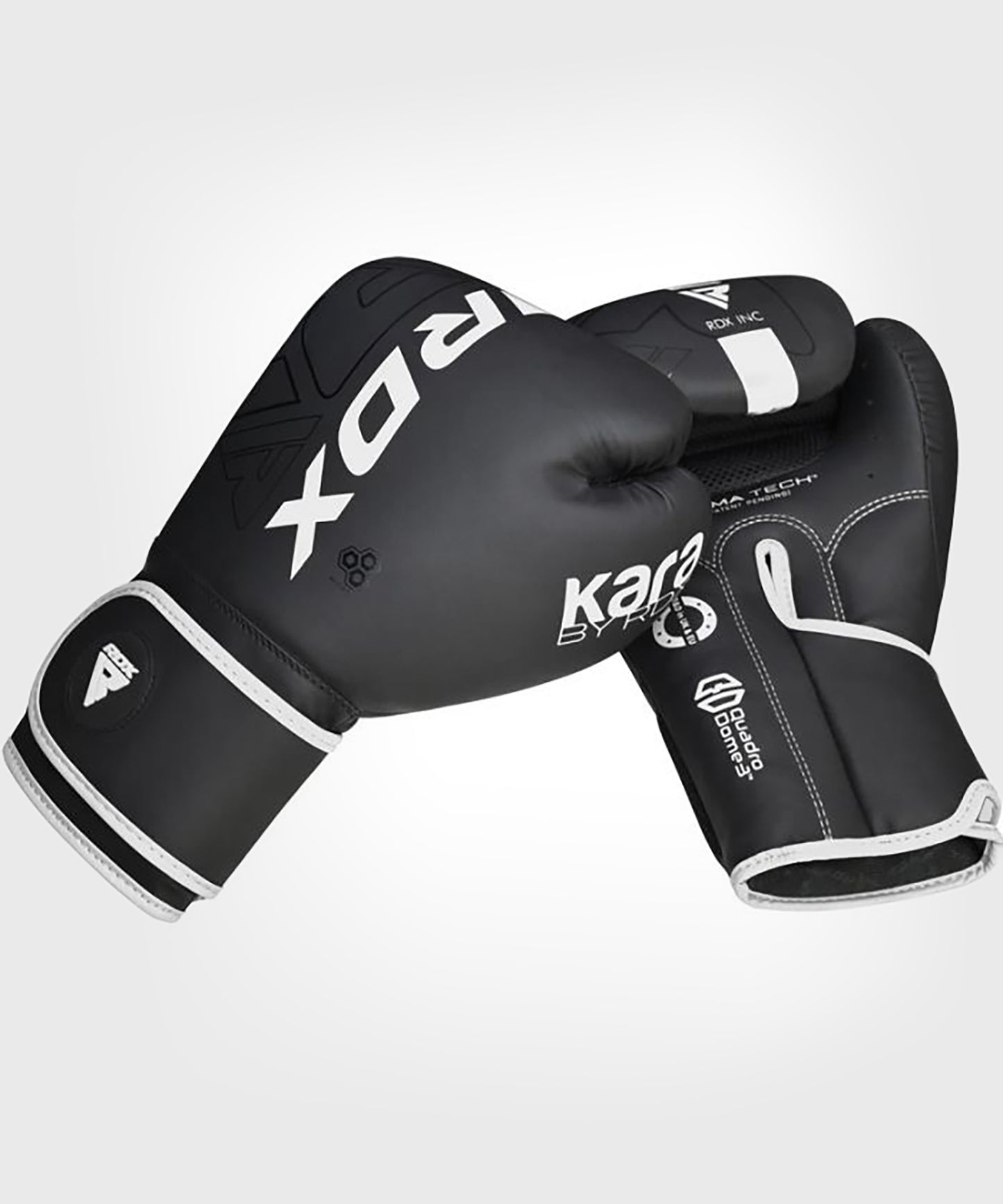 RDX F6 Boxing Gloves - Black/White