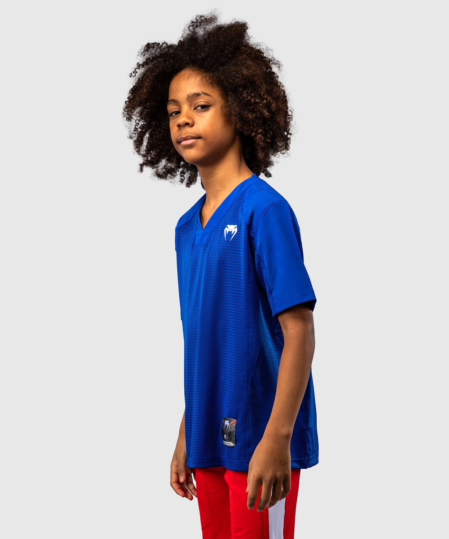 Venum Elite Fußball Kurzarmtrikot für Kinder - Königsblau