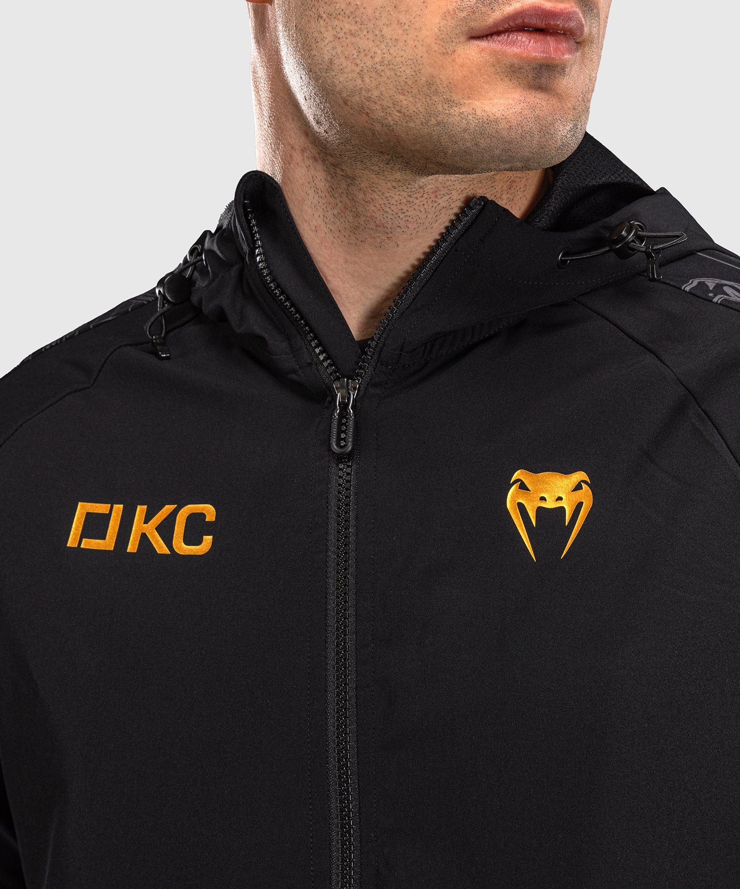 Karate Combat by Venum Trainingsjacke – Schwarz/Grau