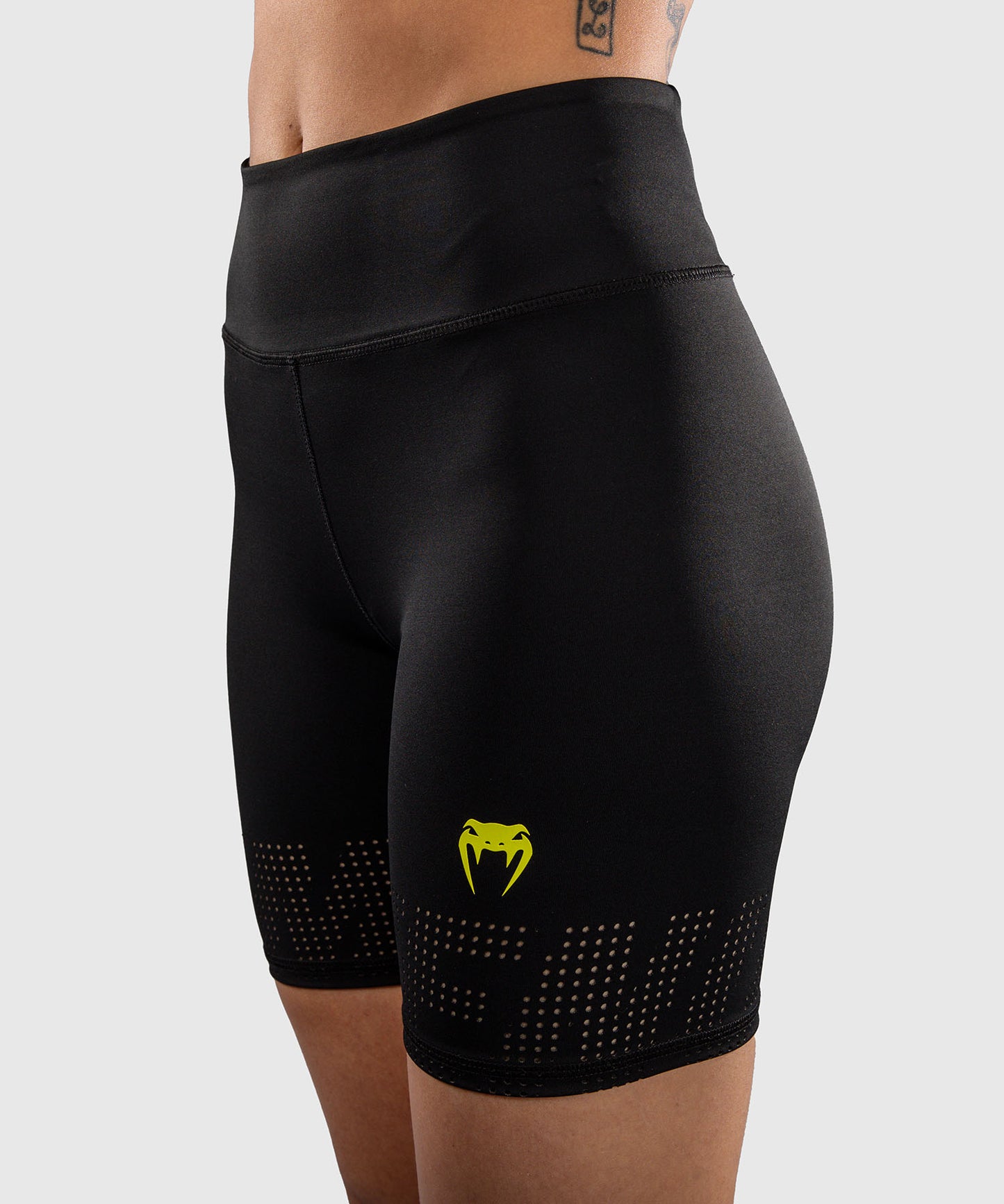 Venum Lazer Kompressionsshorts für Damen - Schwarz/Gelb