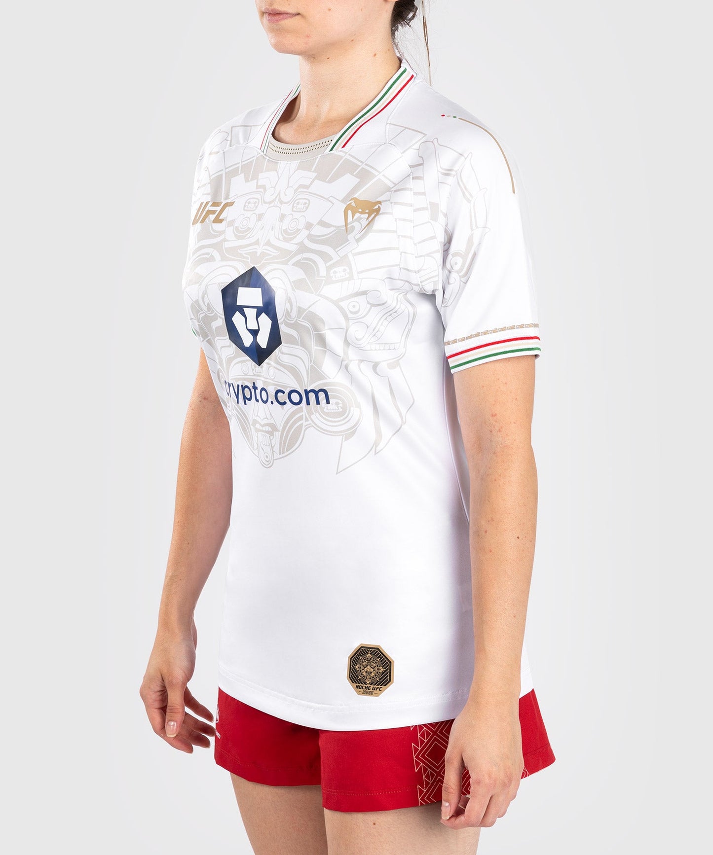 Noche UFC by Venum Authentic Fight Night Women's Dry Tech T-shirt - White