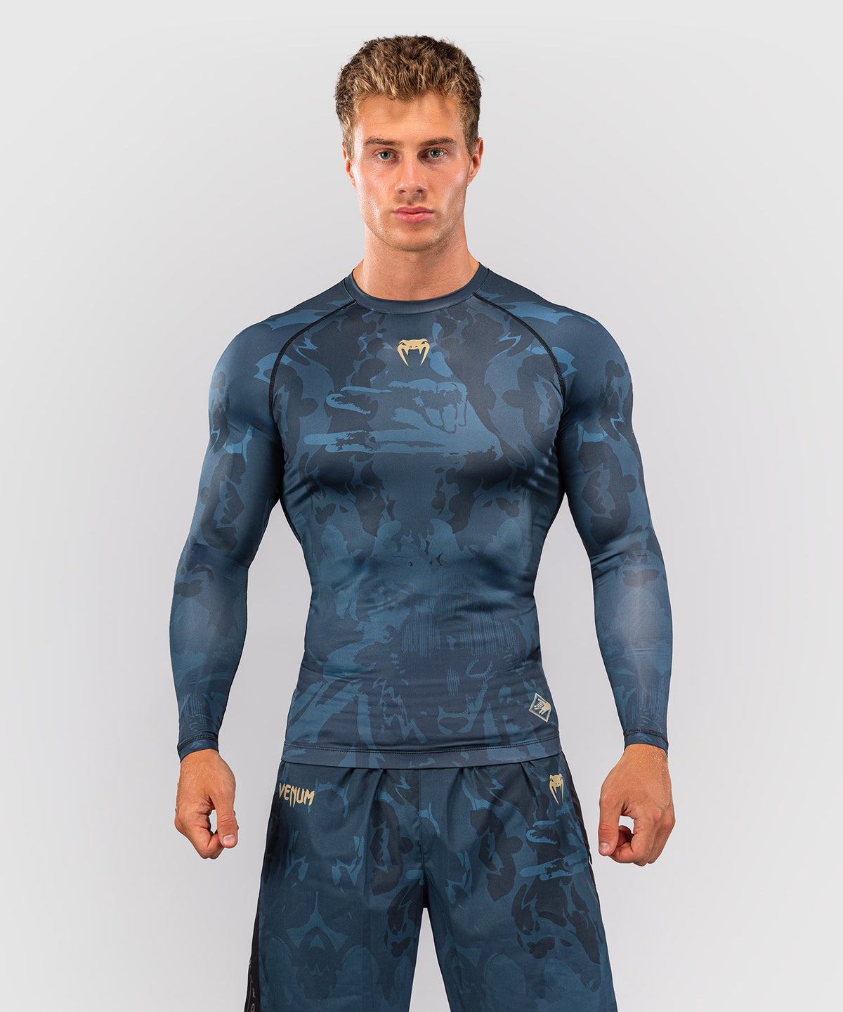 Jujutsu Kaisen x Venum Fushiguro Rashguard a Maniche Lunghe – Verde Oceano
