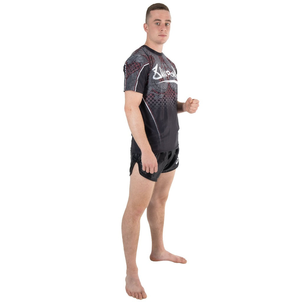 T-Shirt 8 Weapons Functional Naga Yant - Noir/Rouge