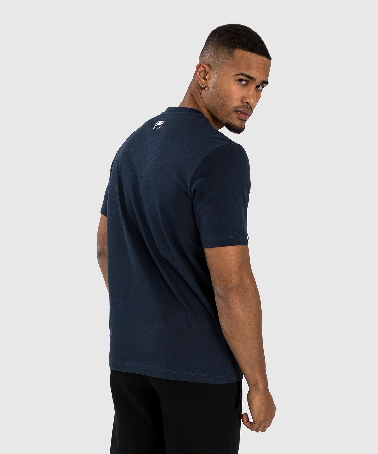 T-Shirt Venum Made in Fightland - Bleu marine/blanc