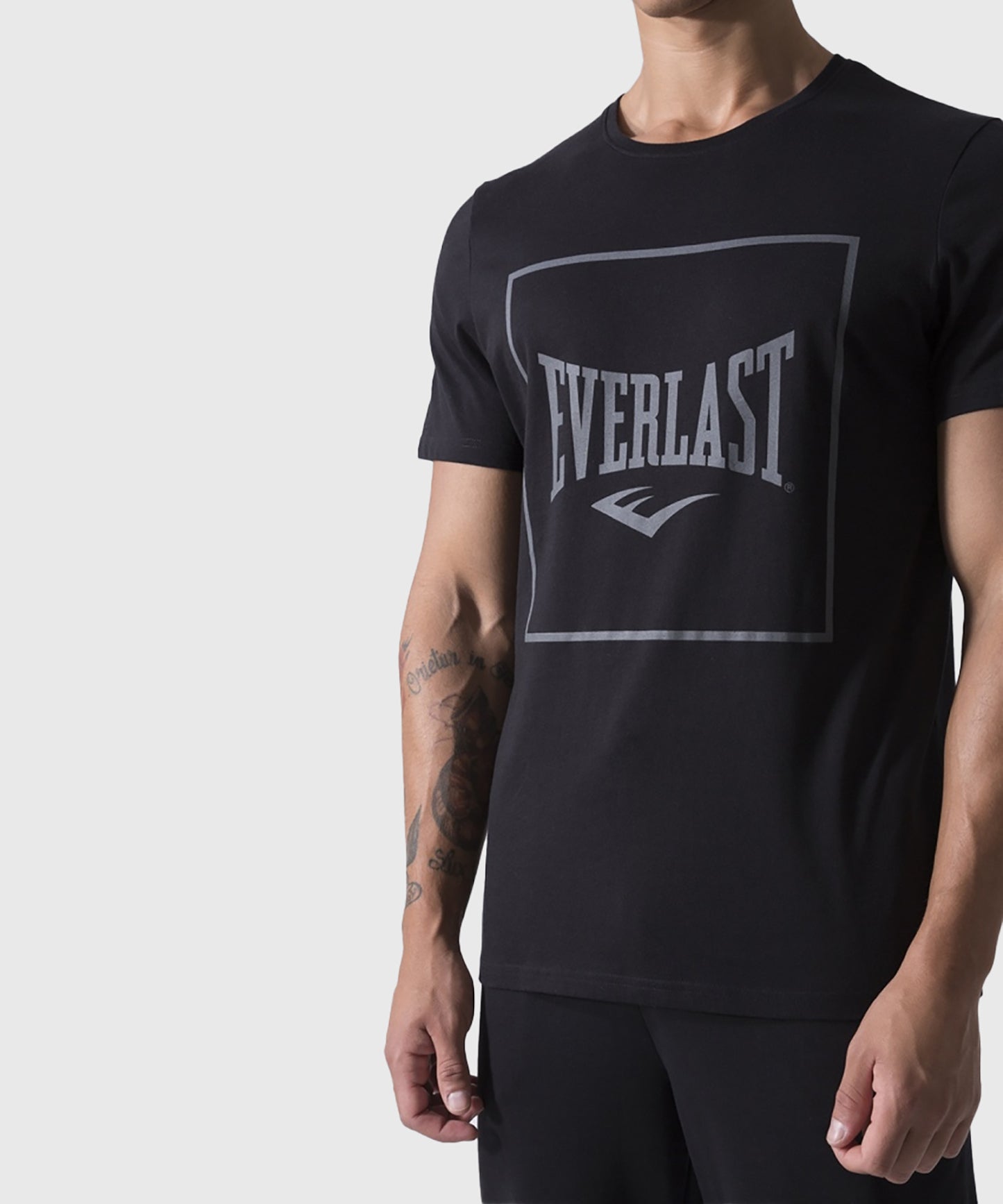 T-Shirt Everlast Regular Square  - Noir