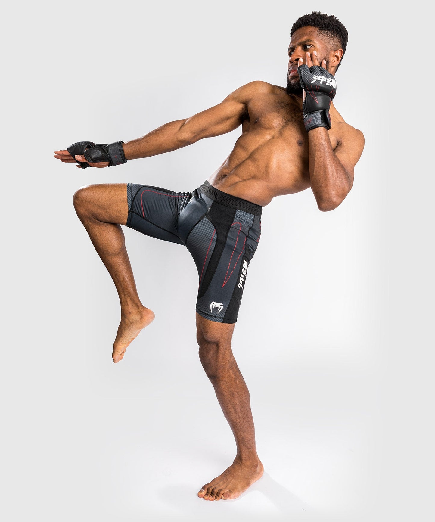 Venum Okinawa 3.0 Compression Short - Black/Red