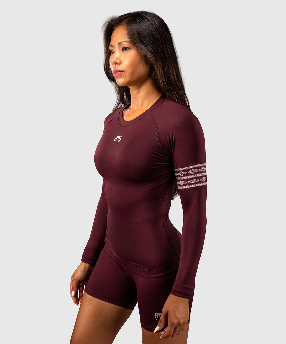 Rashguard à Manches Longues Venum Talisman - Prune
