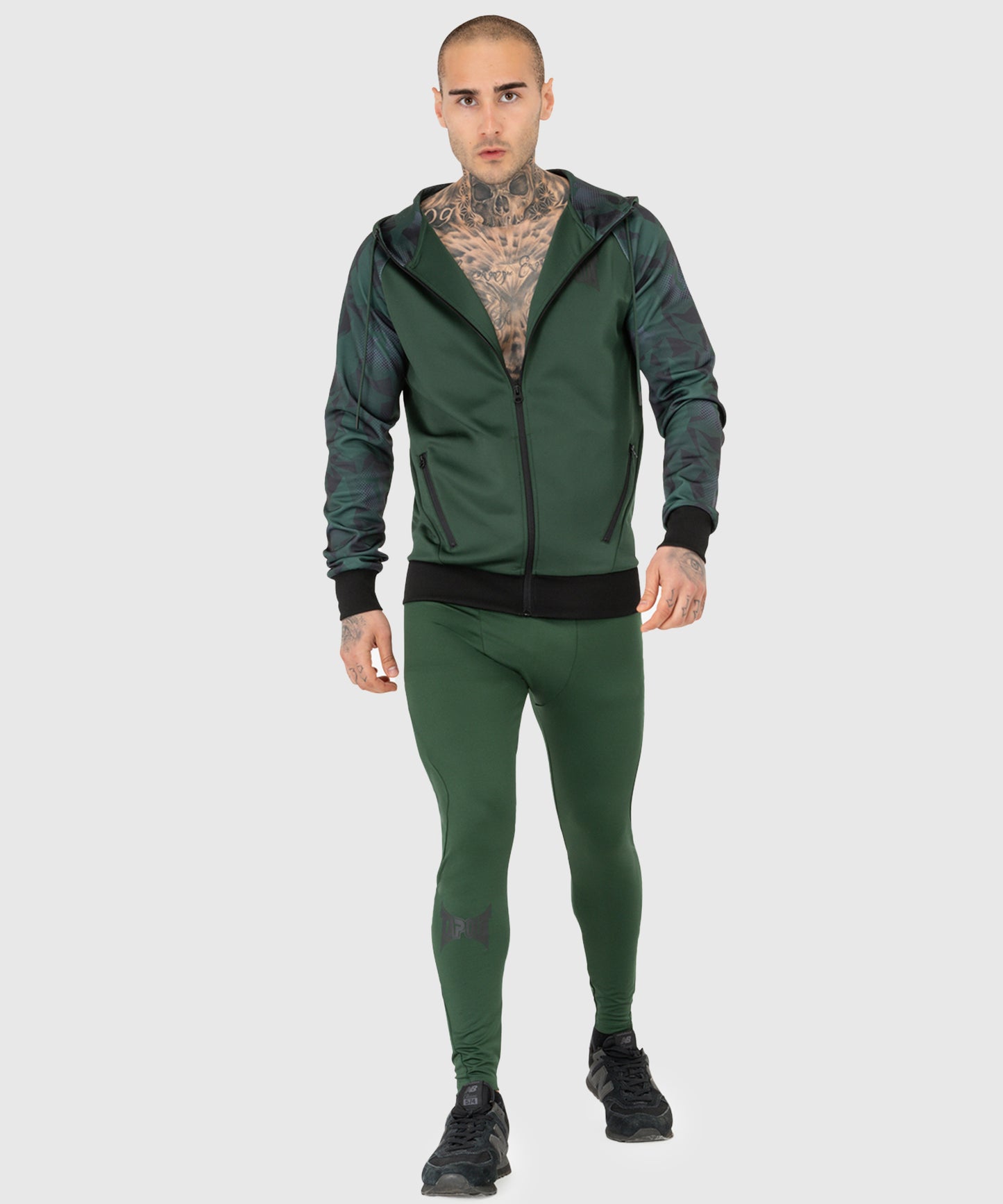 Tapout Training Leggings – Green/Black