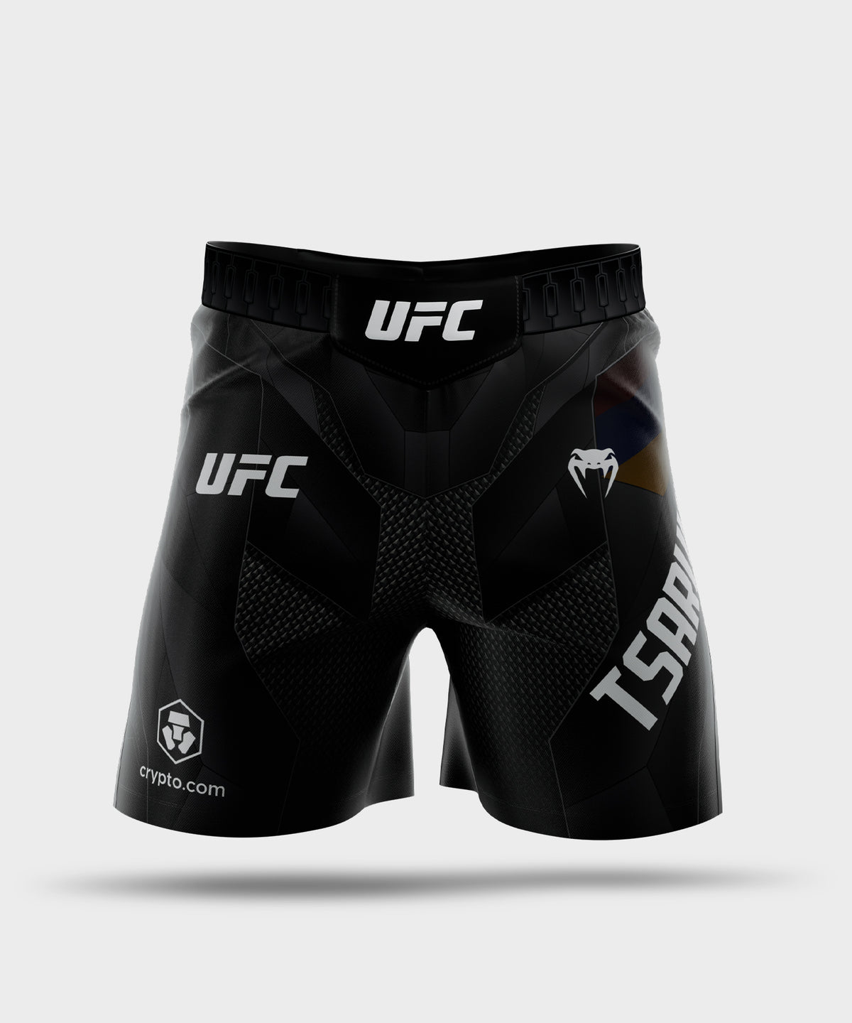 Men’s UFC Adrenaline Unrivaled by Venum Black Arman Tsarukyan Short Fit Fight Short