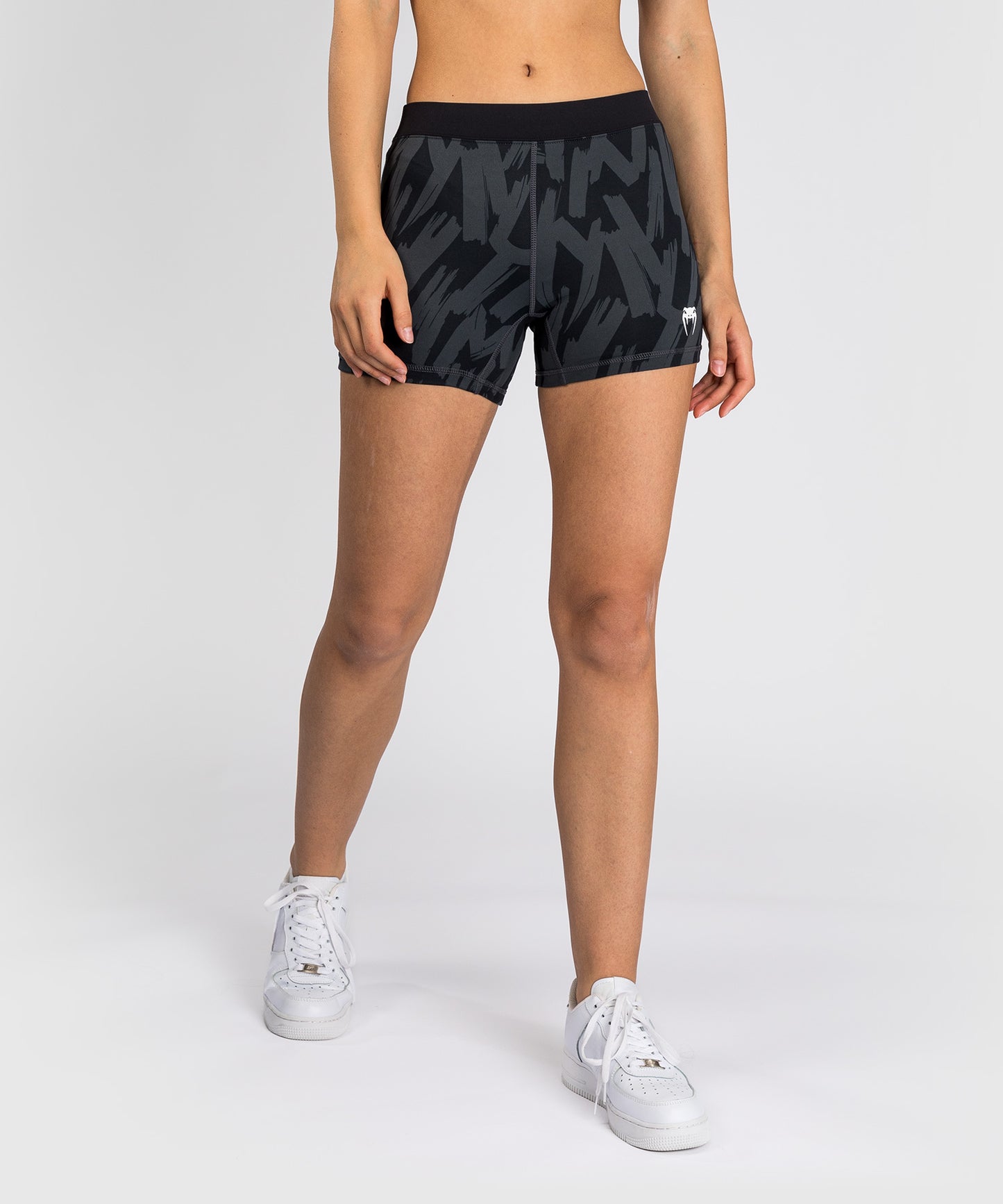 Venum Graffiti Women's Compression Shorts - Urban Charcoal