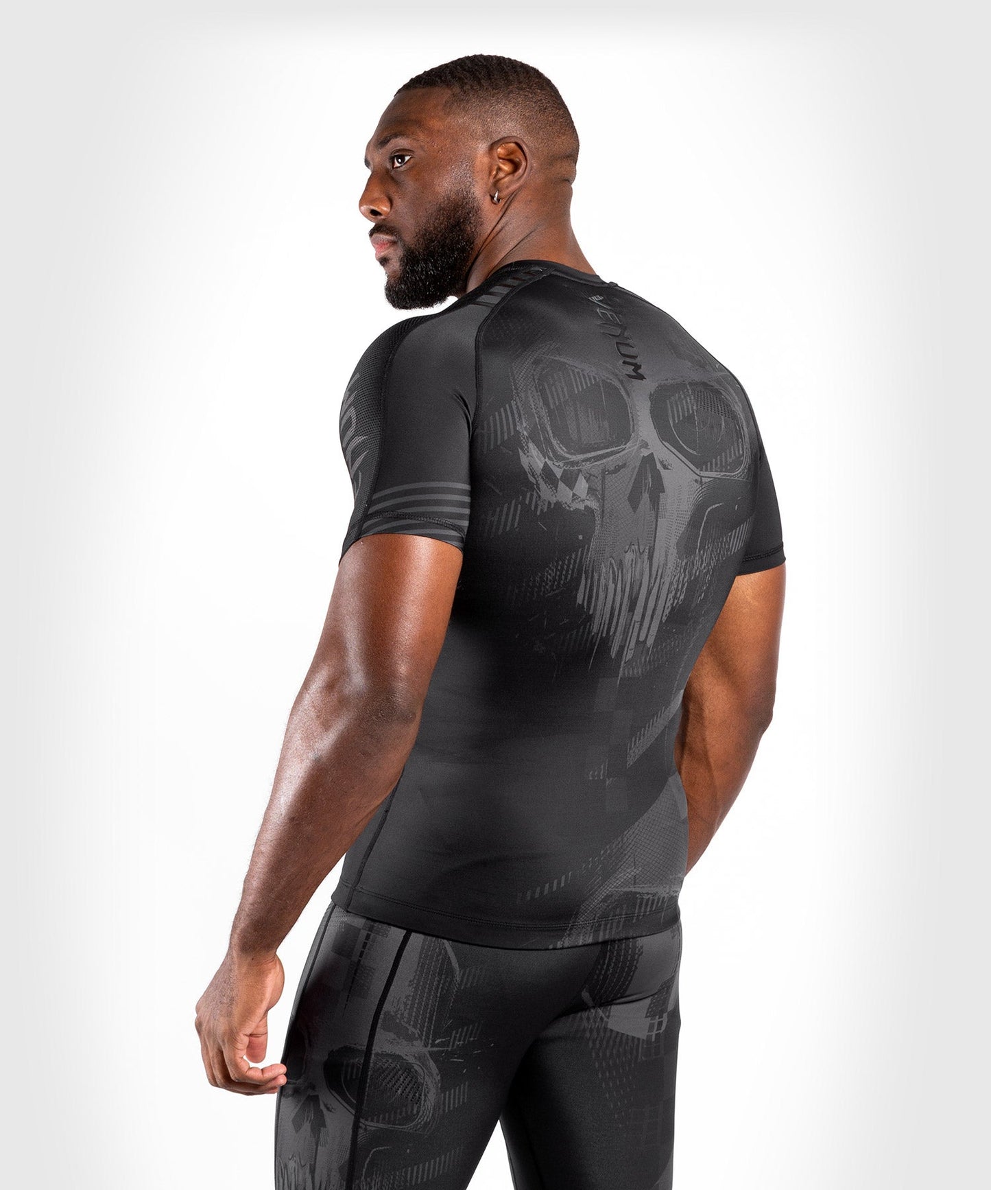 Venum Skull Compression T-Shirt - Short Sleeve - Black/Black