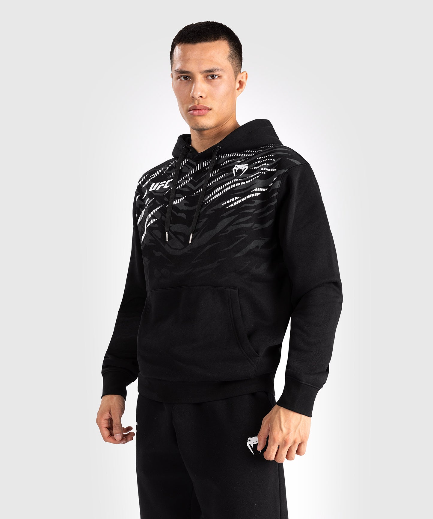 UFC Fusion by Venum Replica Men's Hooded Sweatshirt - Black