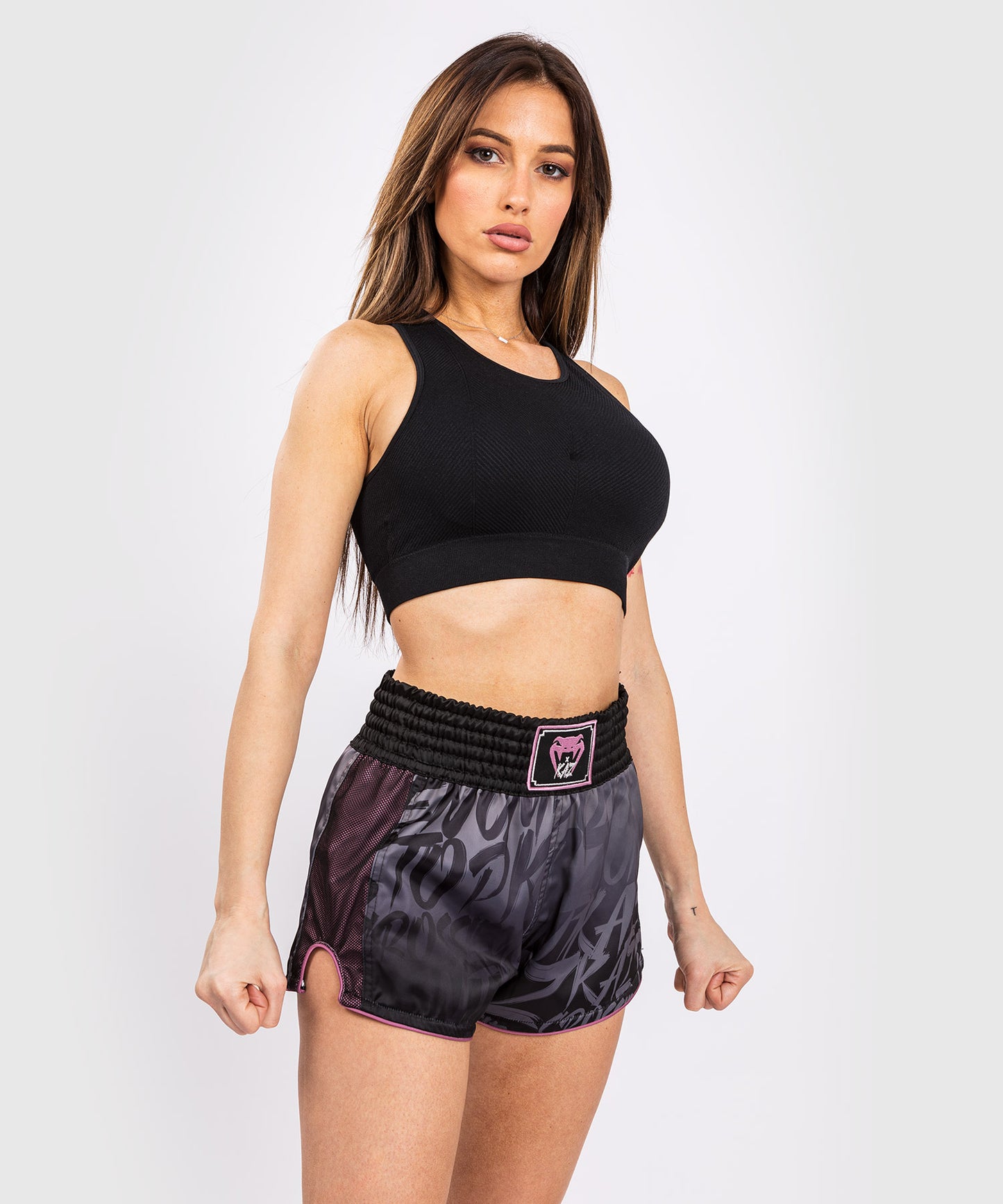 Muay Thai Shorts Venum x Kaz - Schwarz