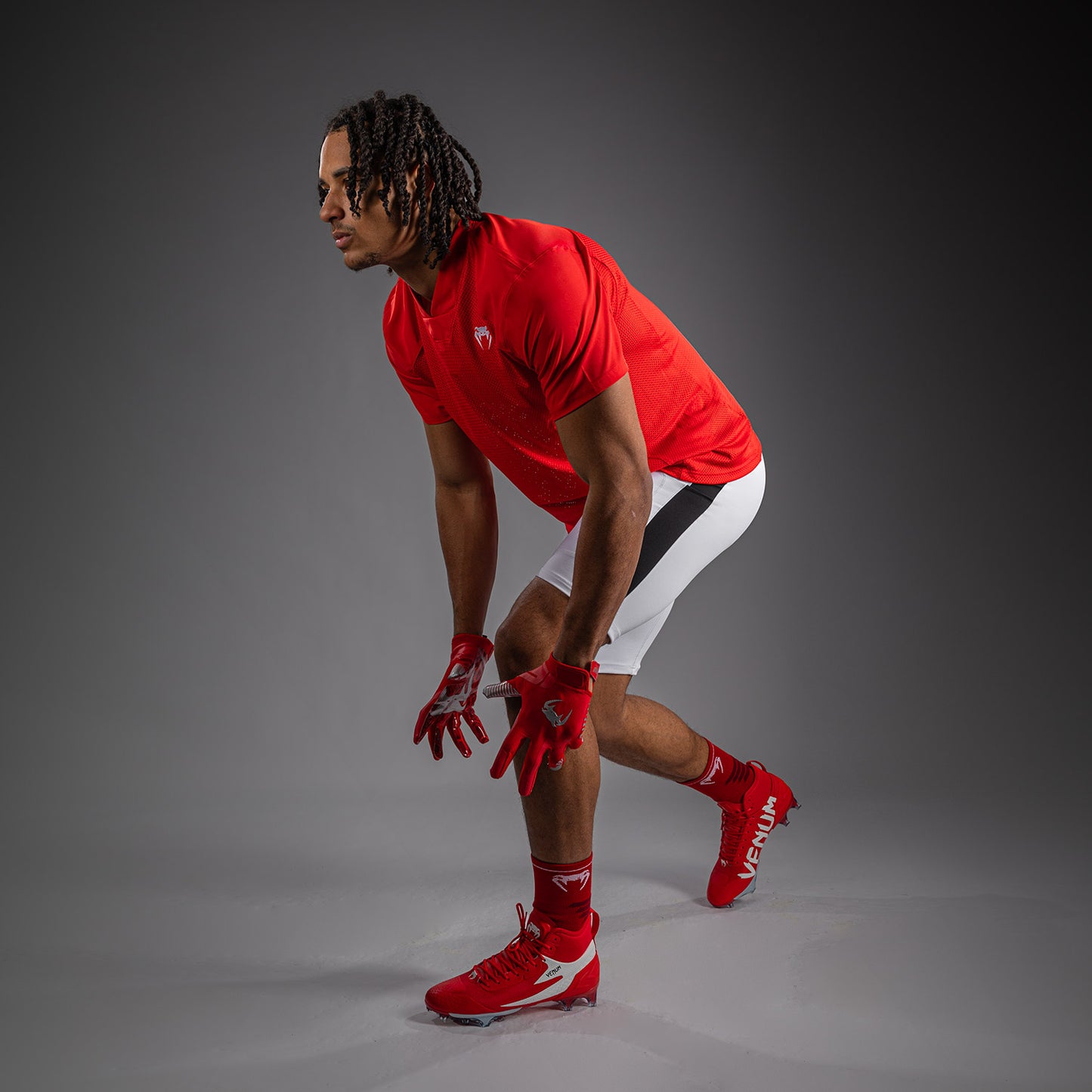 Maillot à manches Courtes Venum Elite Football - Rouge