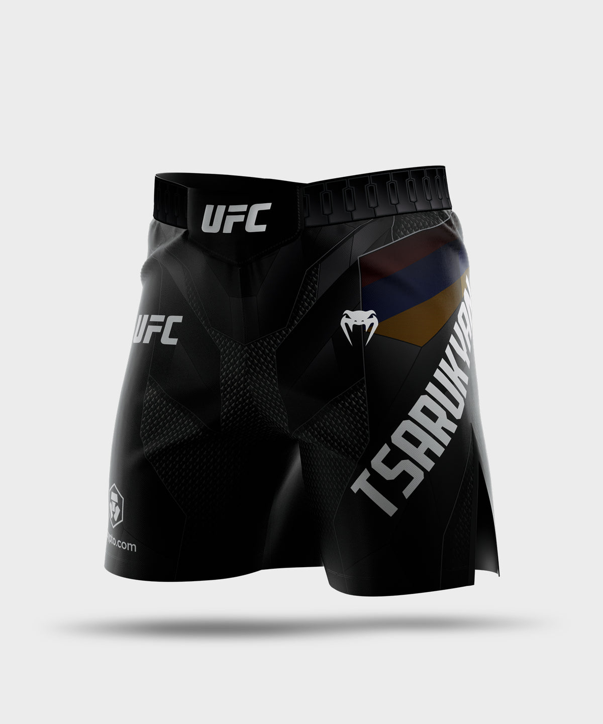 Men’s UFC Adrenaline Unrivaled by Venum Black Arman Tsarukyan Short Fit Fight Short