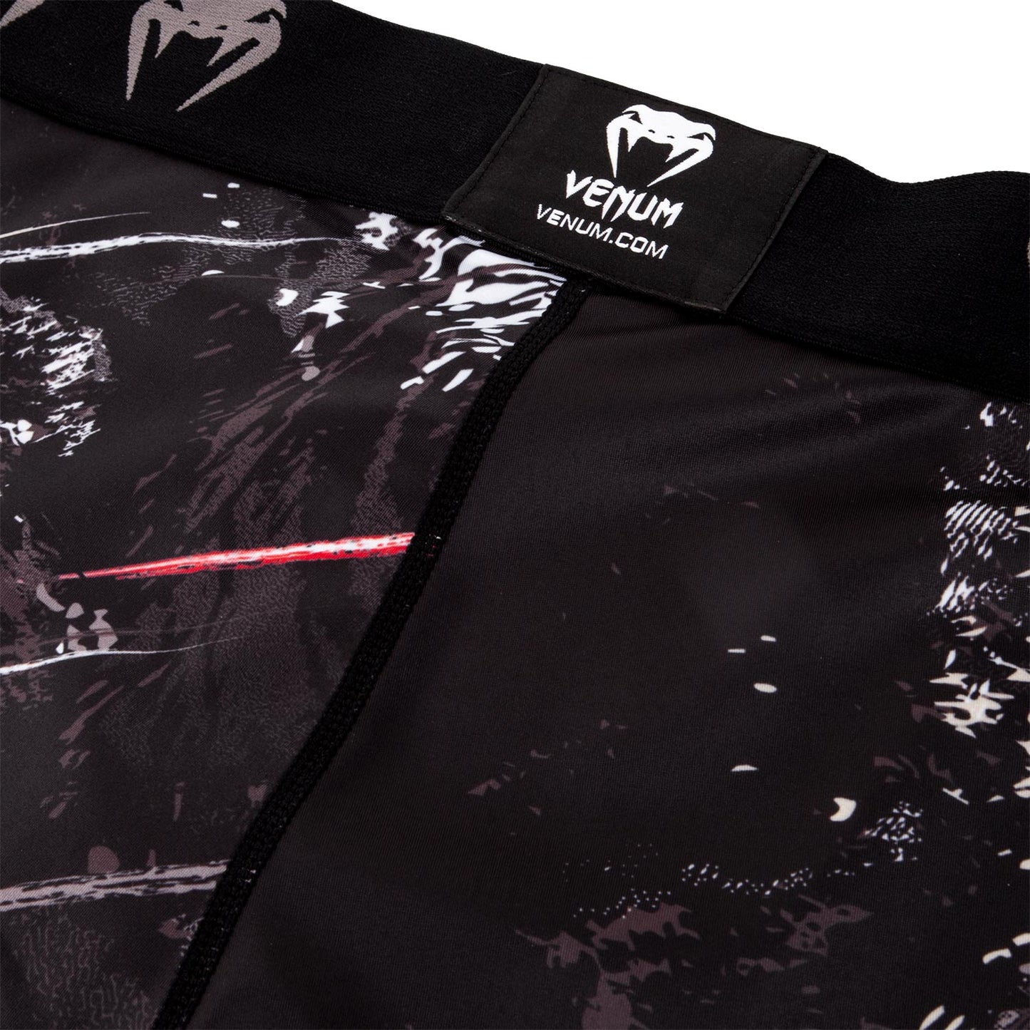 Venum Grizzli Compression Short - Black/White