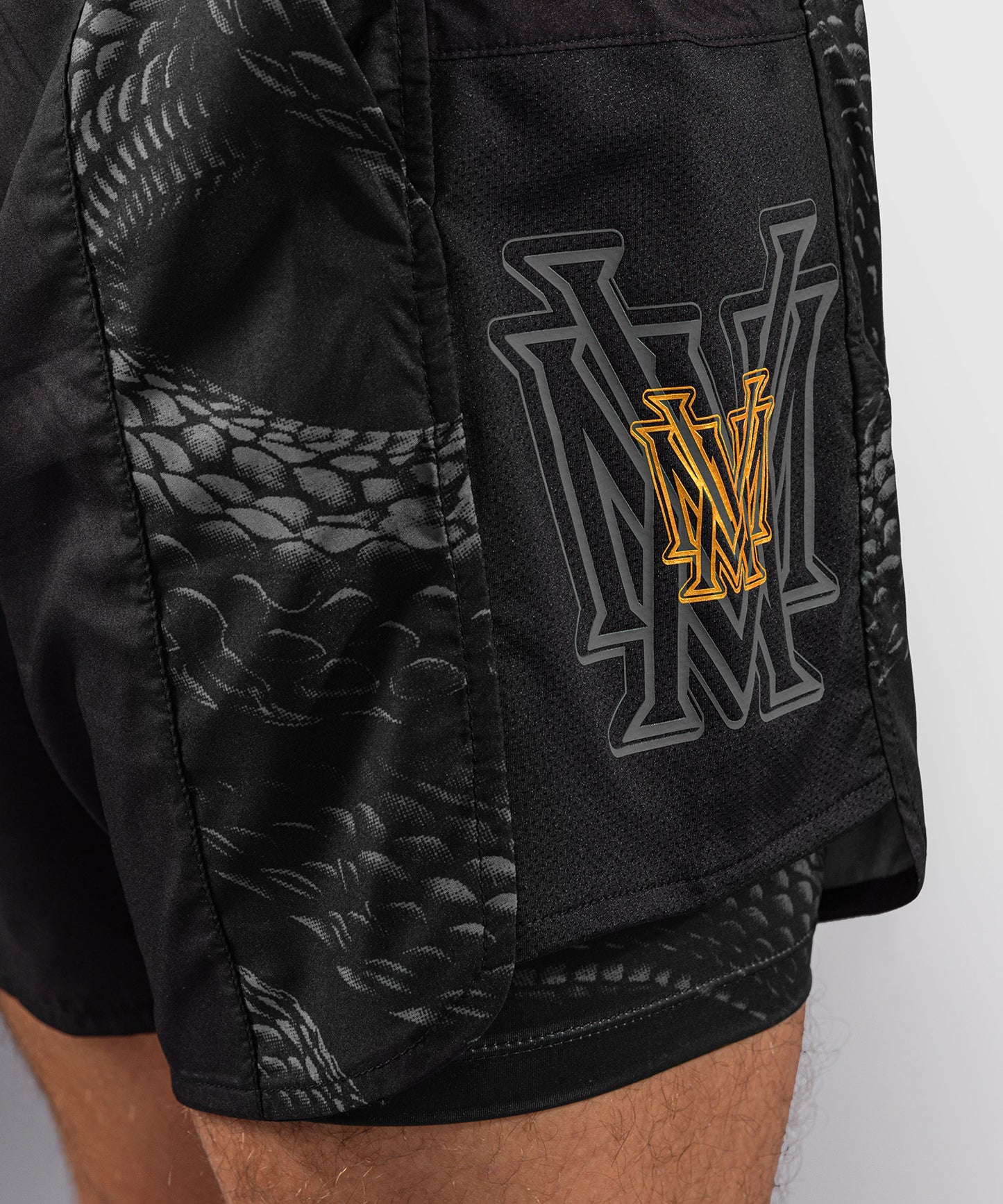 Venum Matupa Training Shorts - Black/Grey/Gold