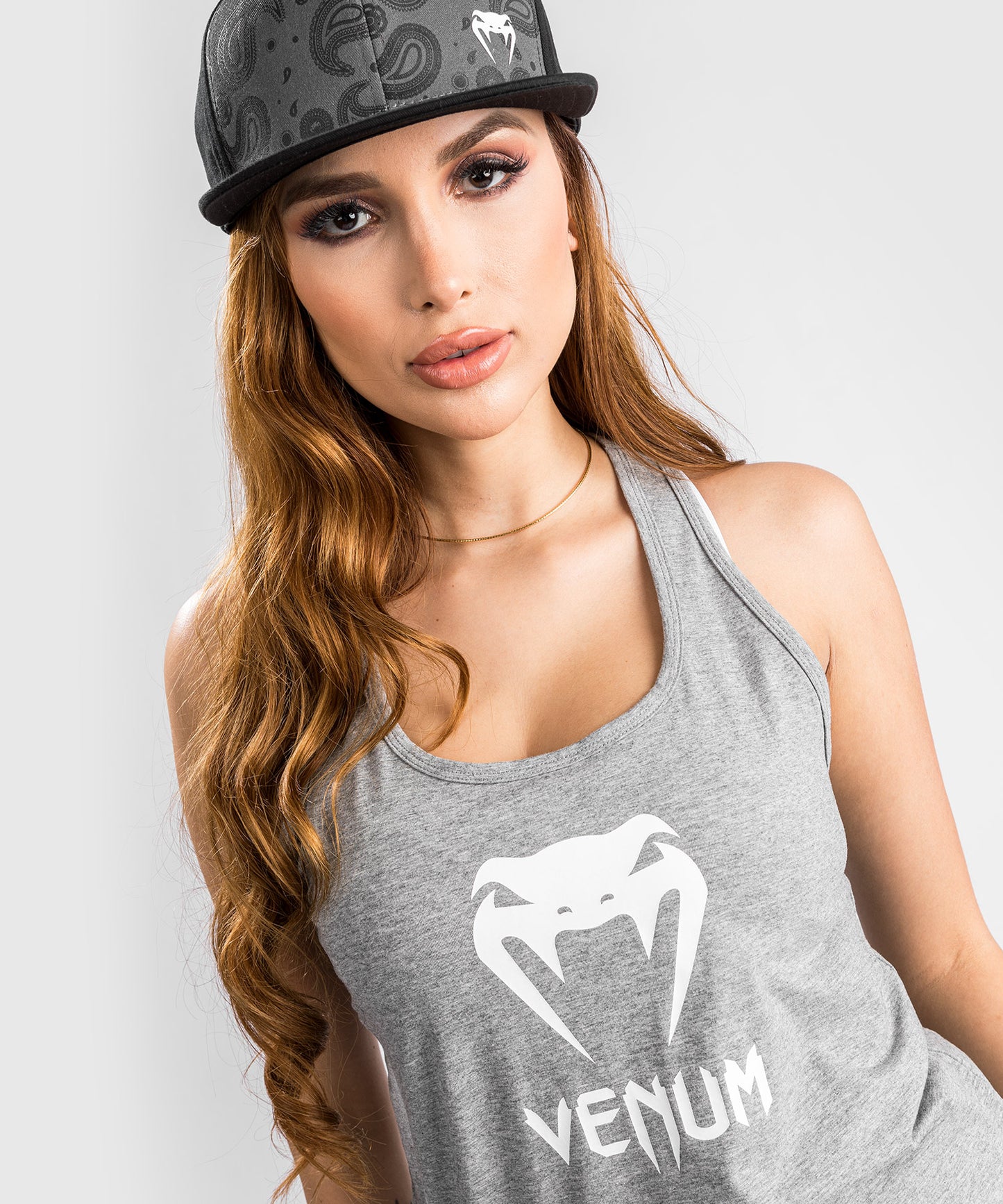 Venum Classic Tank Top - For Women - Light Heather Grey 