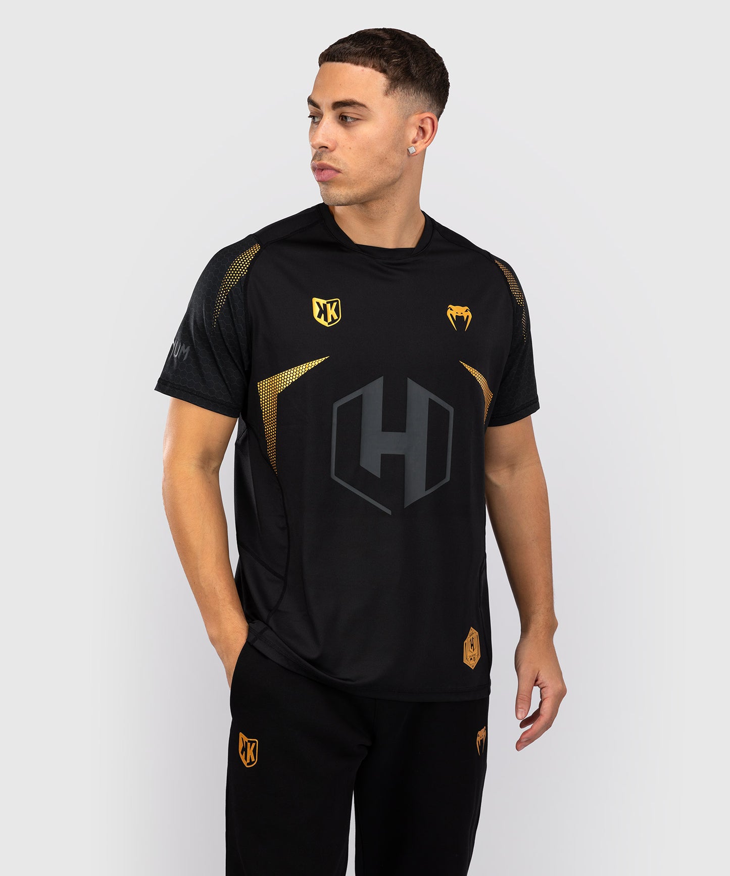 T-shirt Dry Tech FK x Venum Hexagone MMA Noir/Or