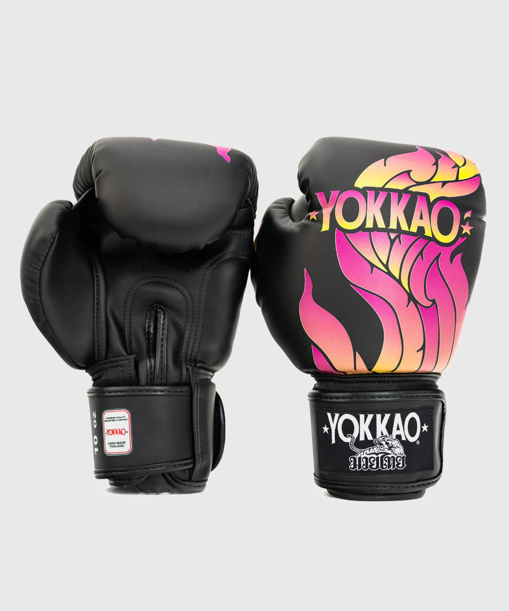 Yokkao The Flame Guantes de Boxeo - Negro