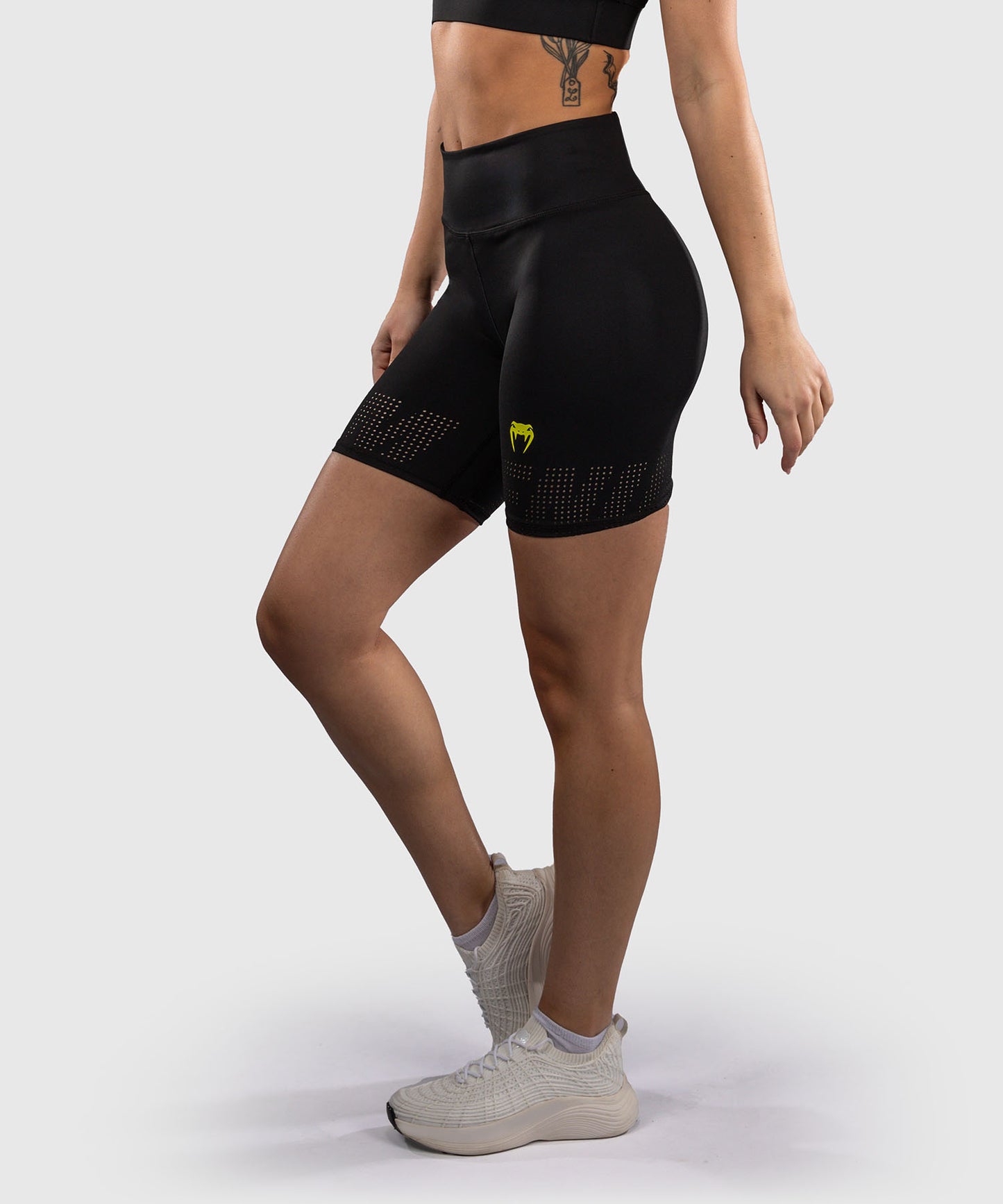 Venum Lazer Kompressionsshorts für Damen - Schwarz/Gelb