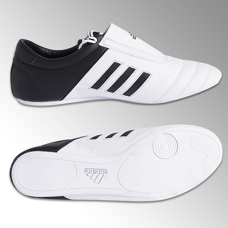 Chaussures de Taekwondo Adikick Adidas - Blanc/Noir