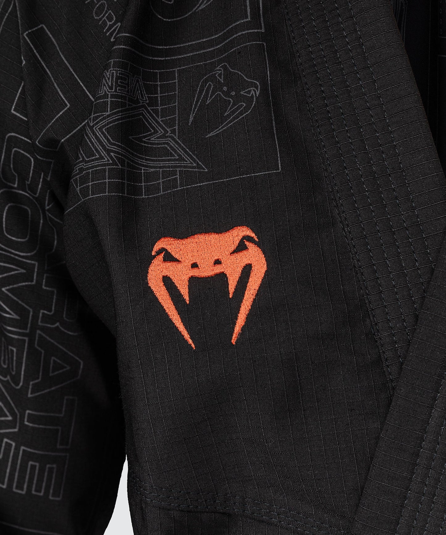 Karate Combat by Venum Kimono de BJJ – Negro/Gris
