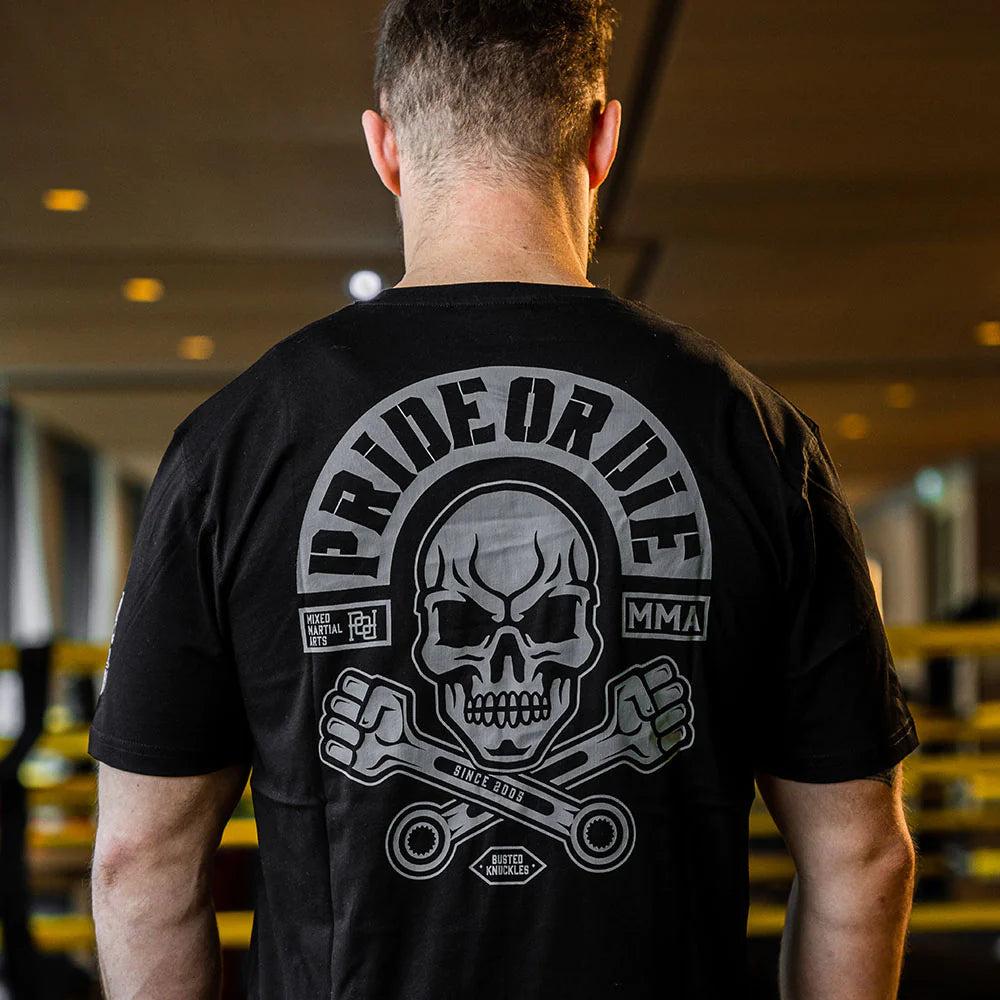 T-shirt Pride Or Die Busted Knuckles - Noir