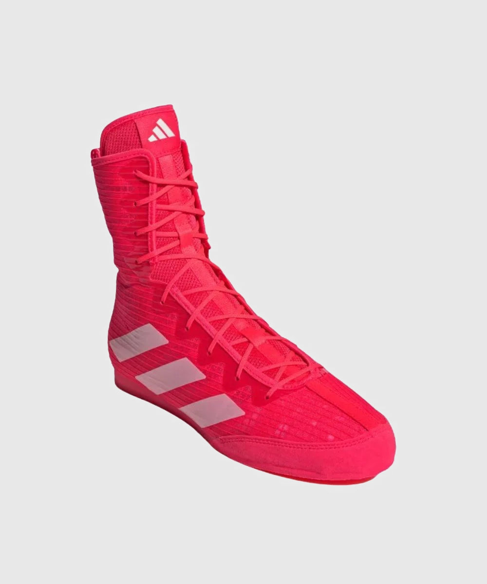 Adidas Box Hog 4 Boxschuhe - Rot/Weiß