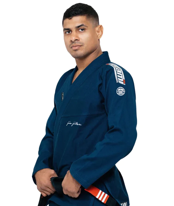 KIMONO DE JJB TATAMI FIGHTWEAR ELEMENTS SUPERLITE - BLEU MARINE