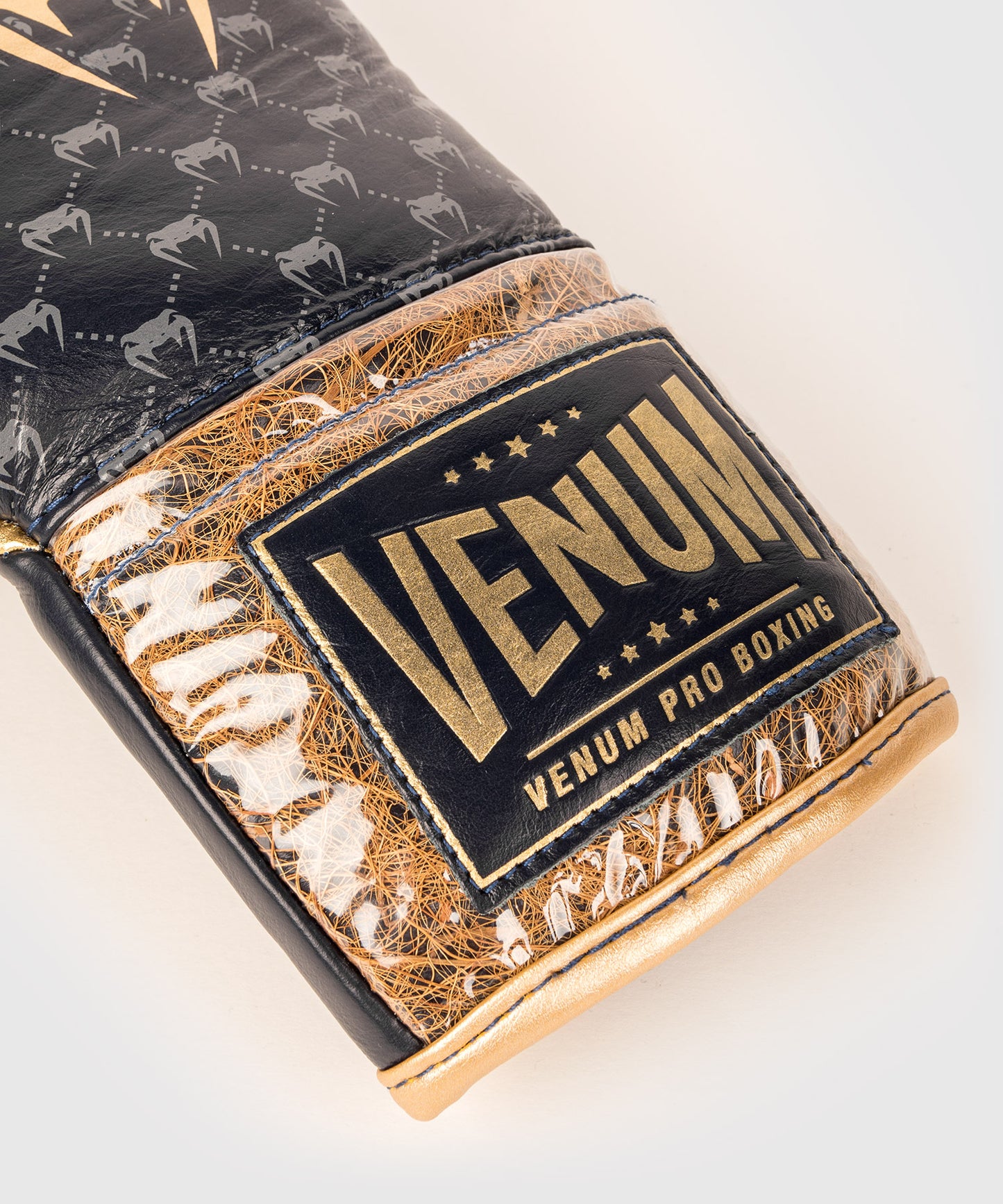Venum Coco Monogram Pro Boxhandschuhe mit Schnürsenkeln - Schieferblau