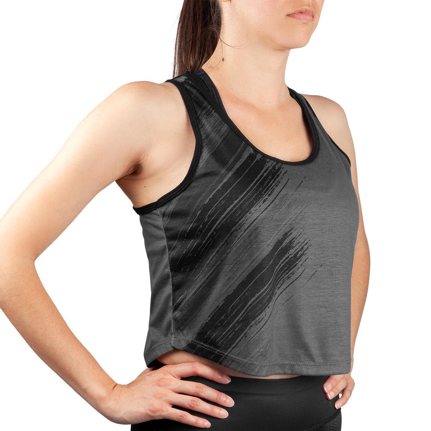 Women's short tank top Venum Rapid 2.0 - Black/Noir