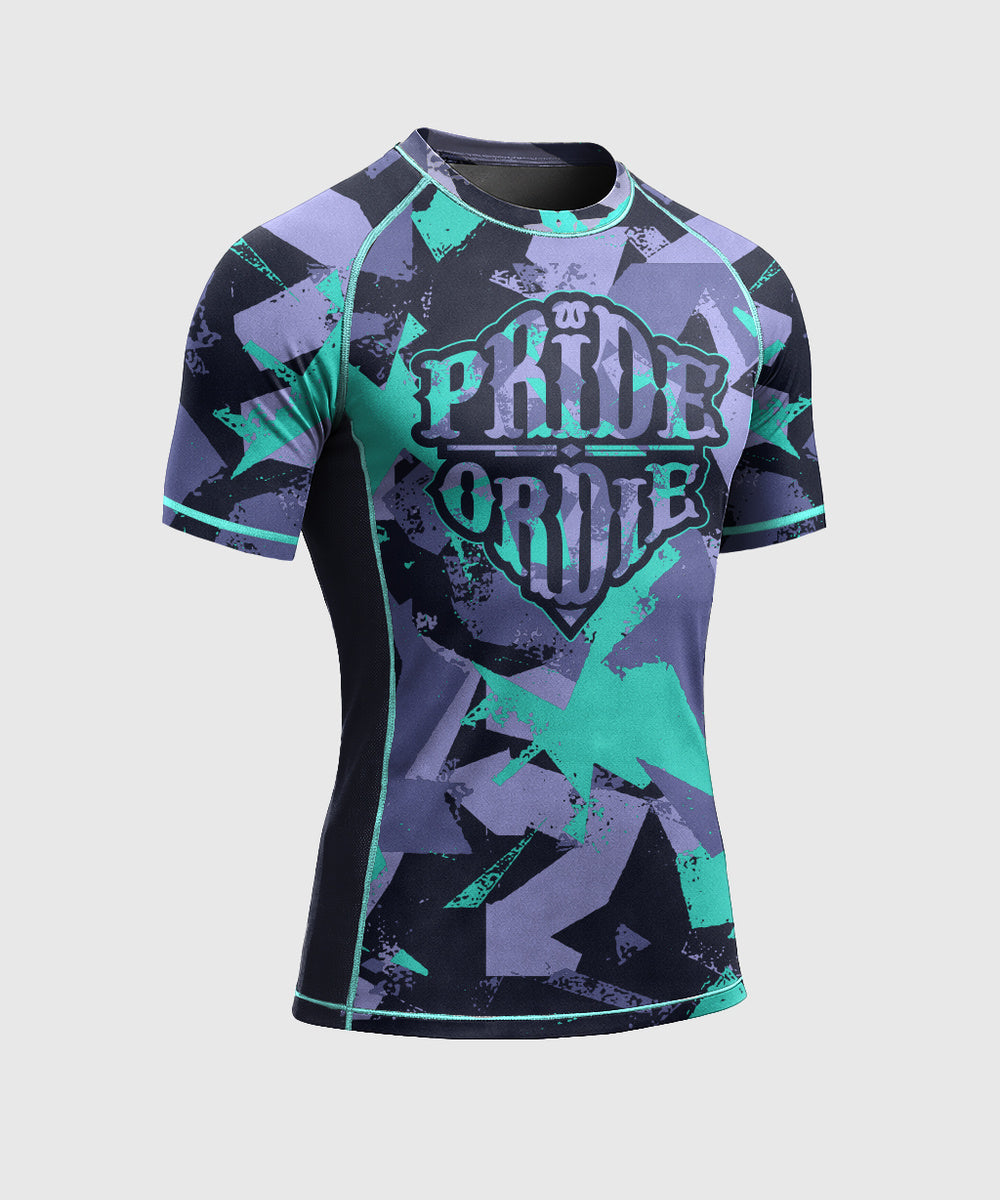 Pride Or Die Reckless 2.0 Short Sleeve Rashguard - Black