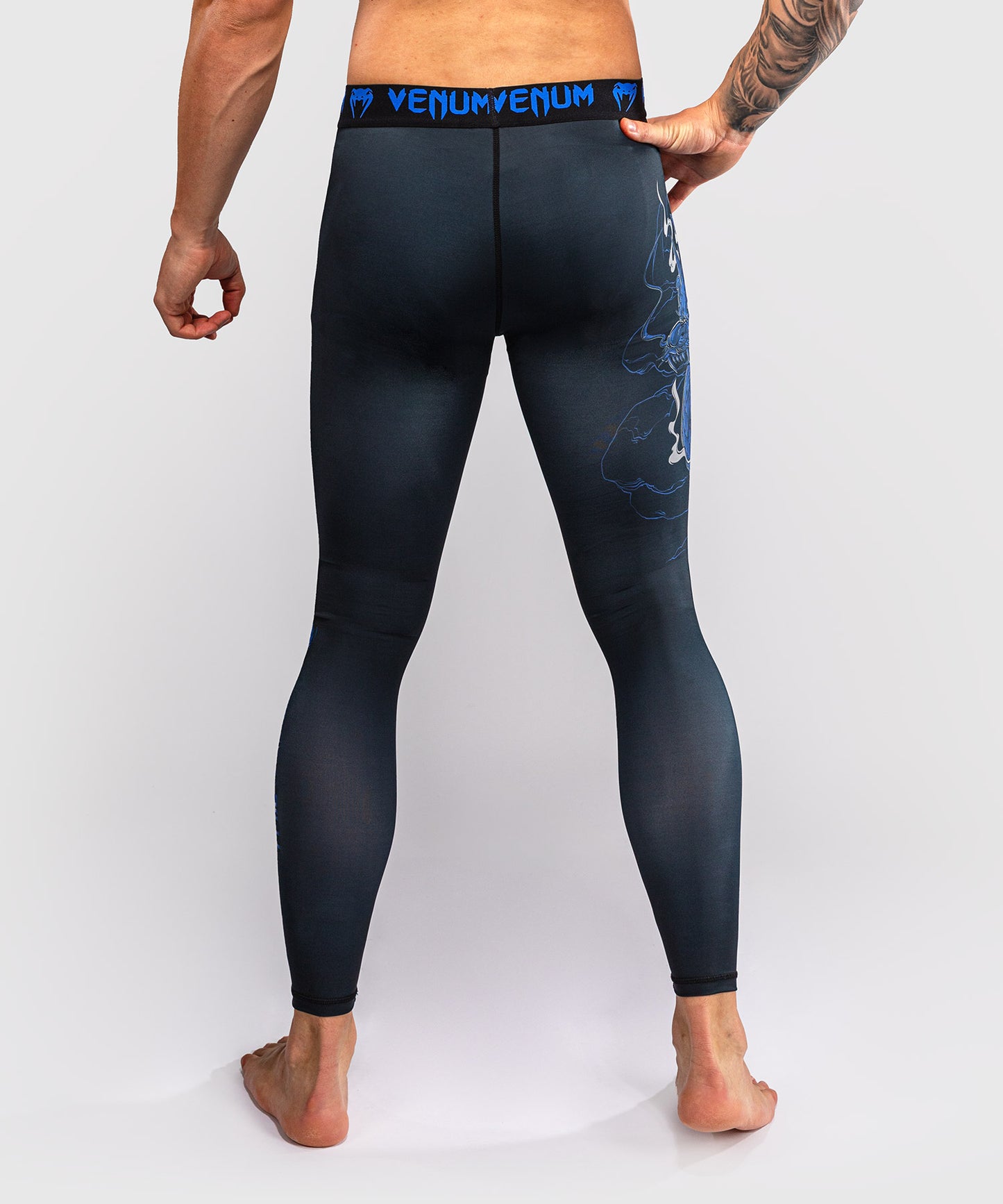 Venum Thunder Dragon Spats – Schwarz/Königsblau