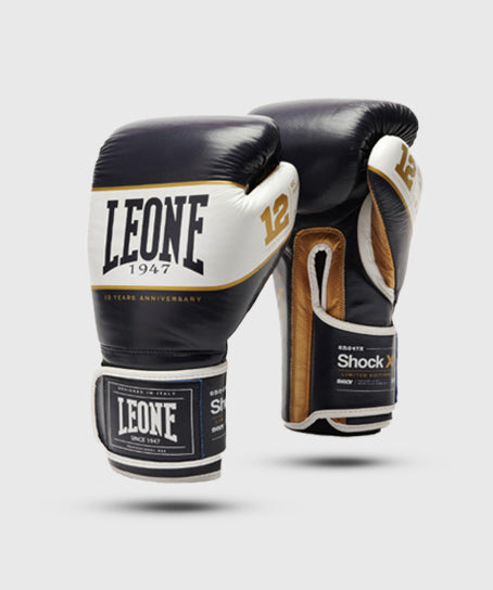Leone Shock X AnniversAire Guantes de Boxeo - Azul Marino