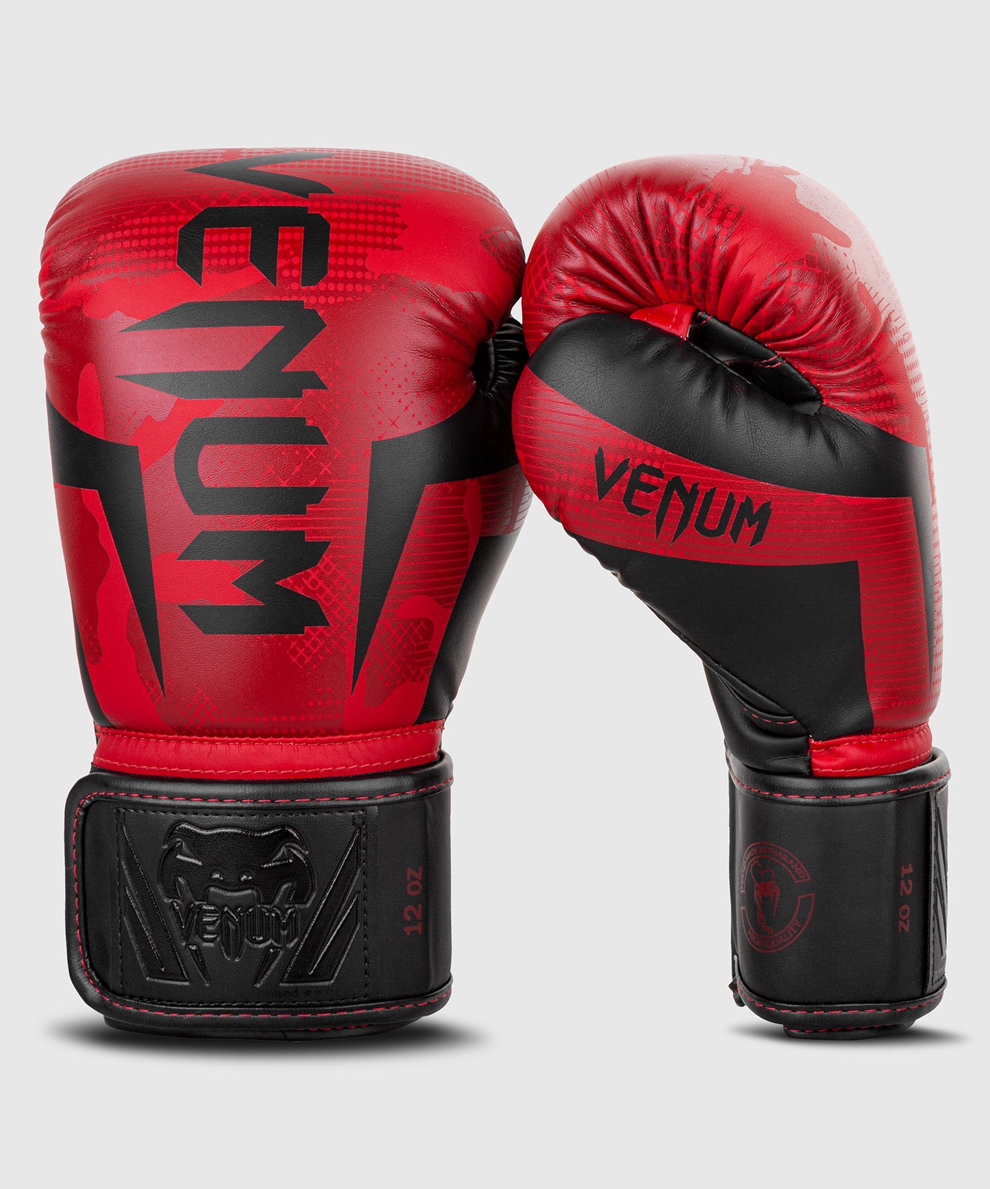 Gants de boxe Venum Elite – Rouge/Camo