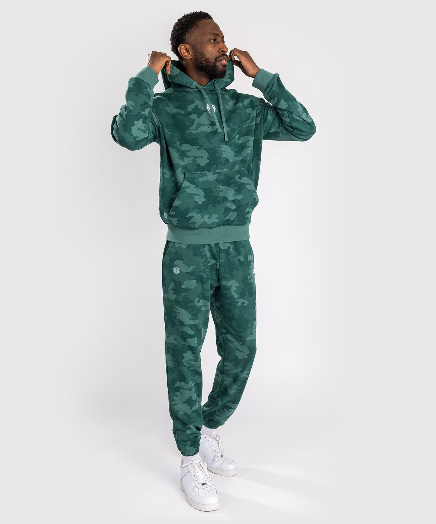 Sweat À Capuche pour Hommes Venum Vortex XL - Camouflage Turquoise