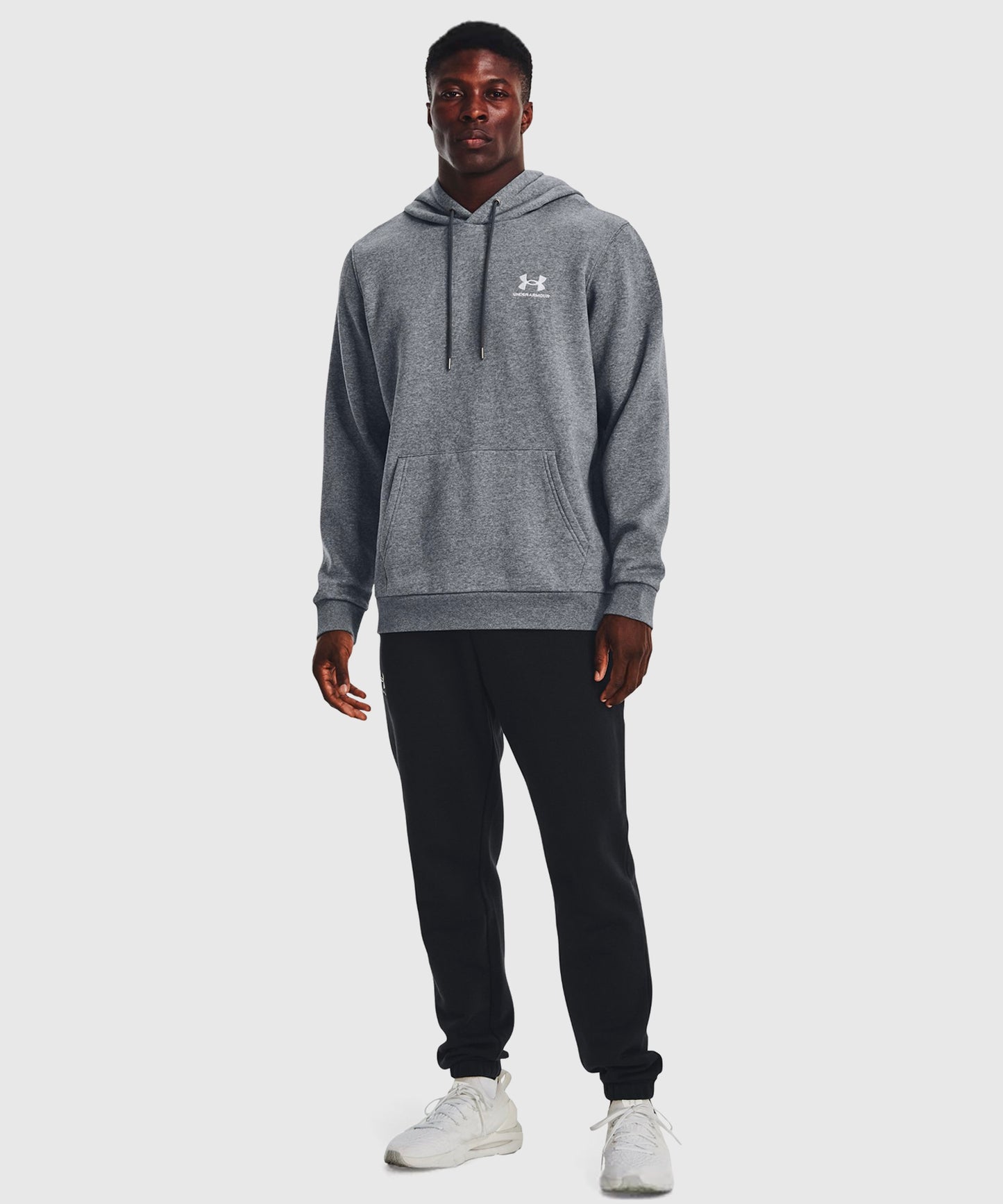 Sweat À Capuche Under Armour Ua Essential Fleece - Gris
