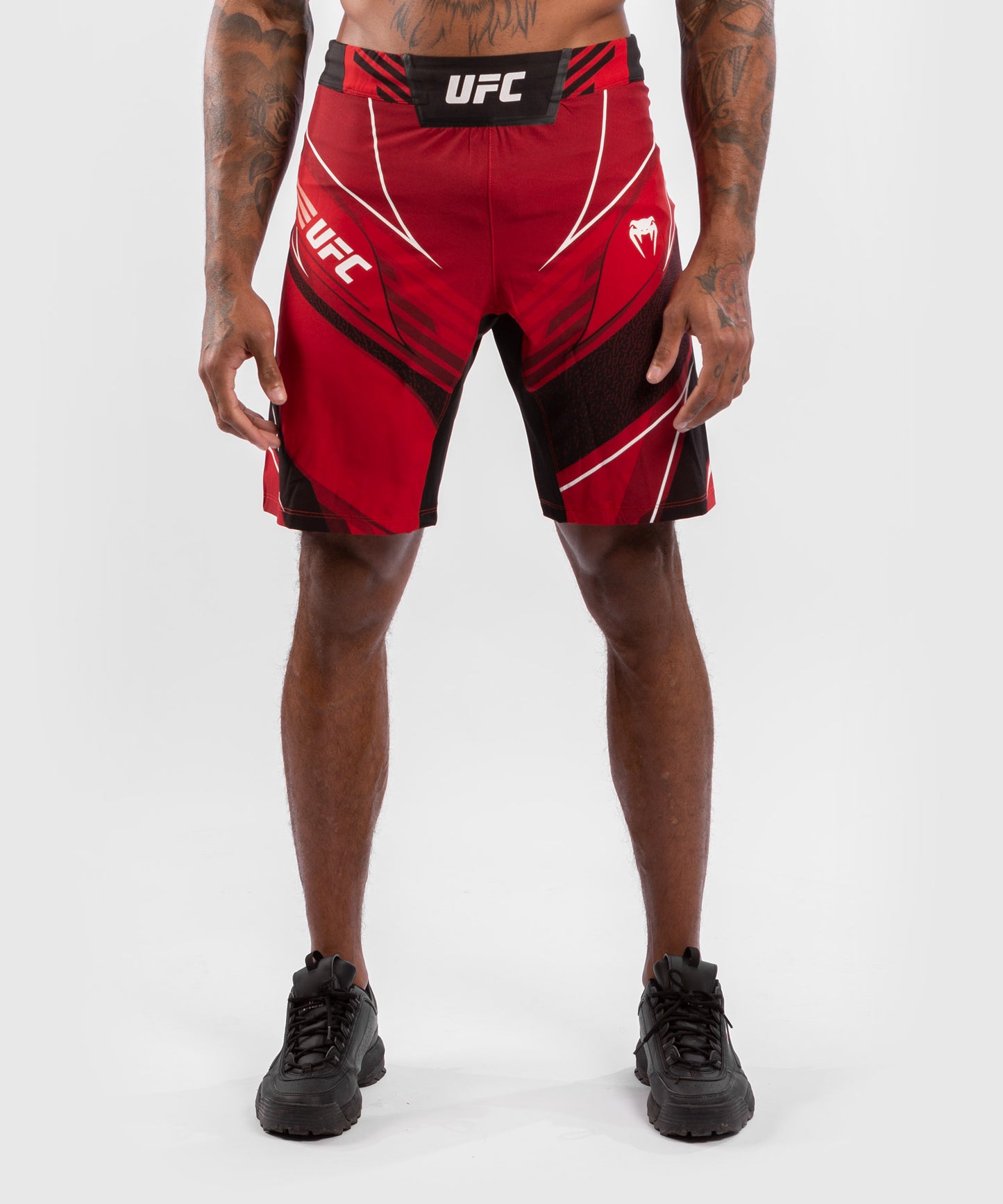 Fightshort Homme UFC Venum Authentic Fight Night - Coupe Longue - Rouge