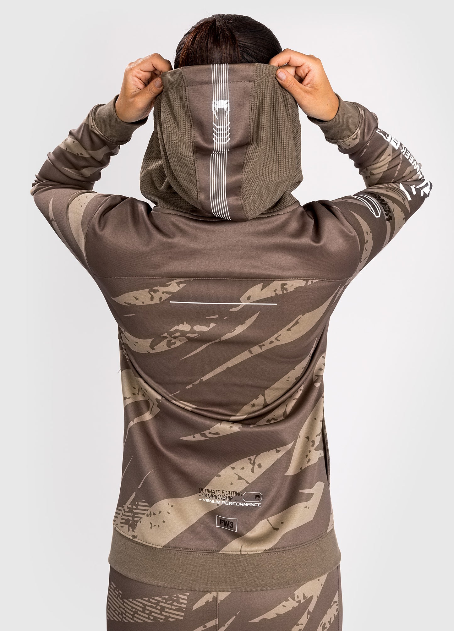 Veste À Capuche Zippé pour Femmes UFC Adrenaline by Venum Fight Week - Desert Camo