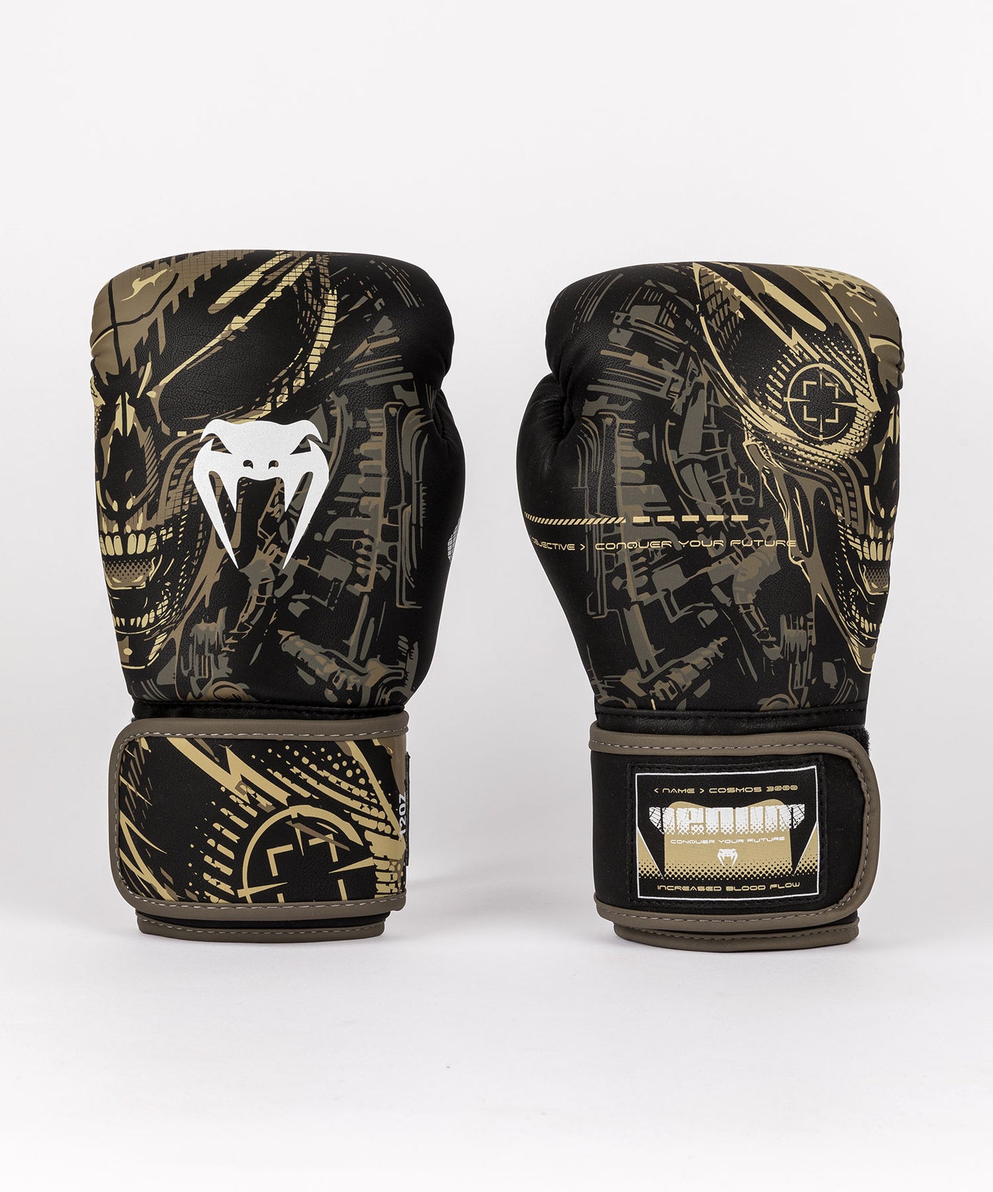 Guantoni da boxe Venum Space Invader - Nero/Sabbia