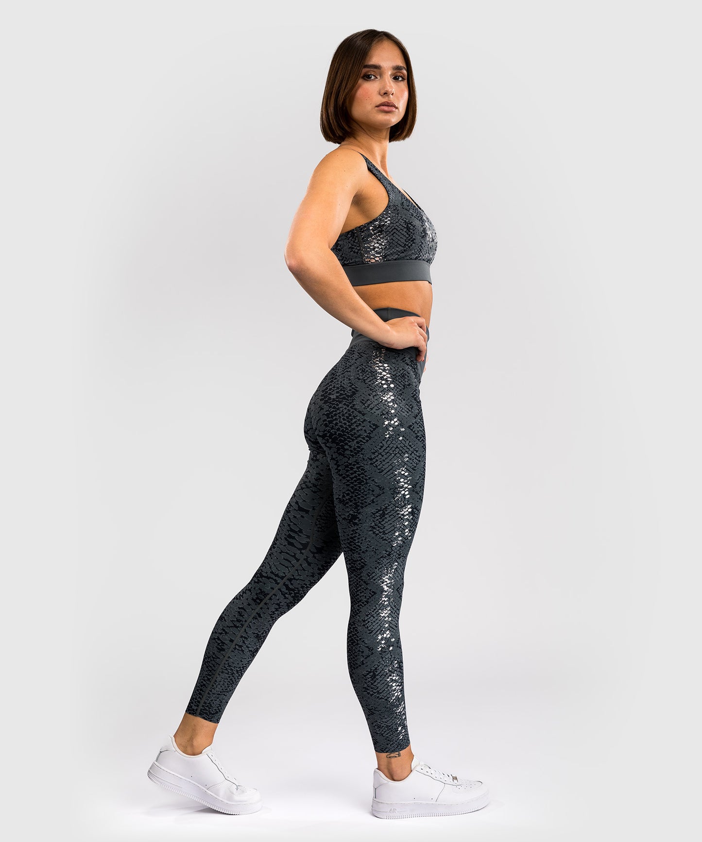 Venum Amazonia Women's Long Leggings - Dark Grey