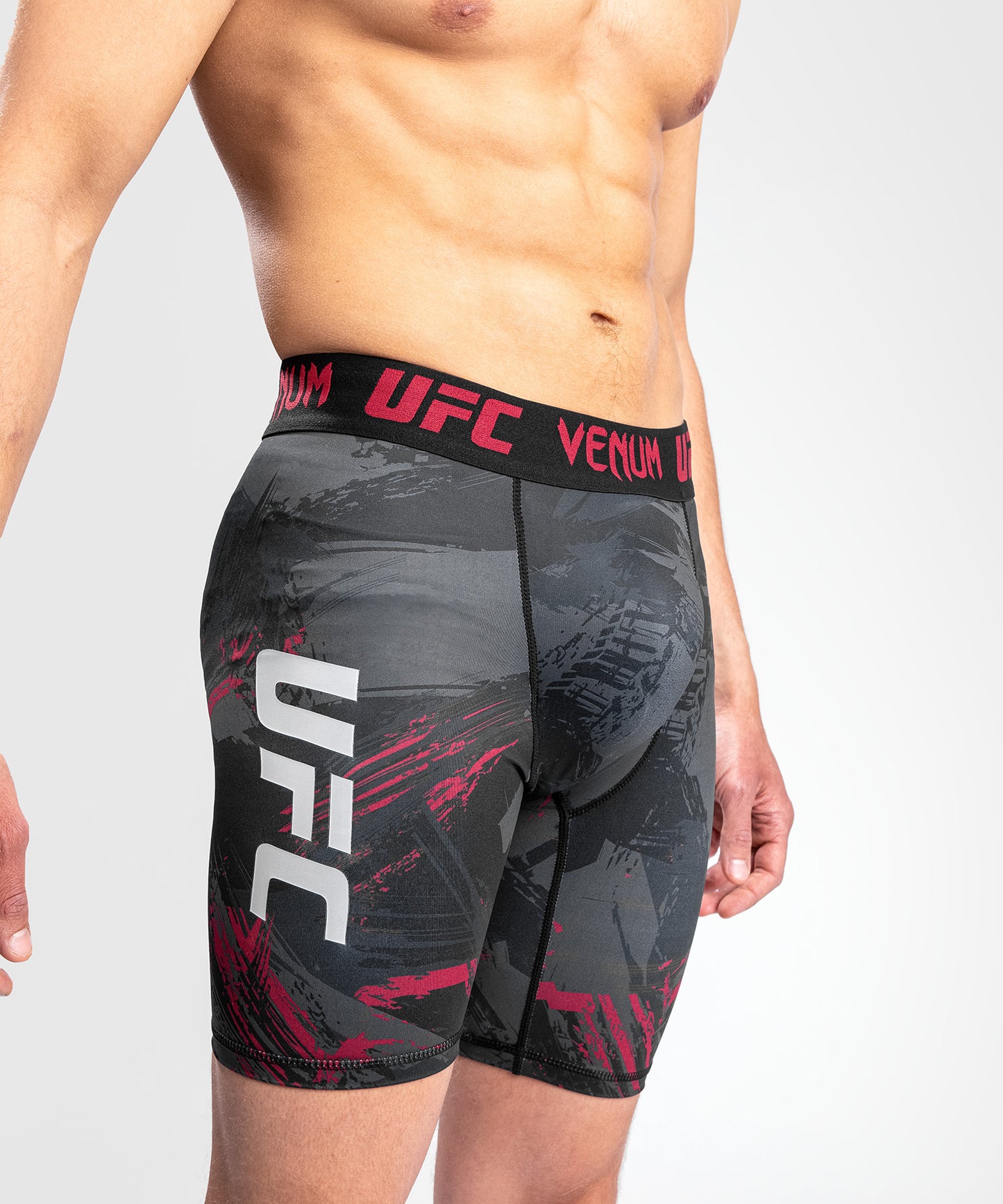 Short de compression UFC Venum Authentic Fight Week 2.0 - Noir/Rouge
