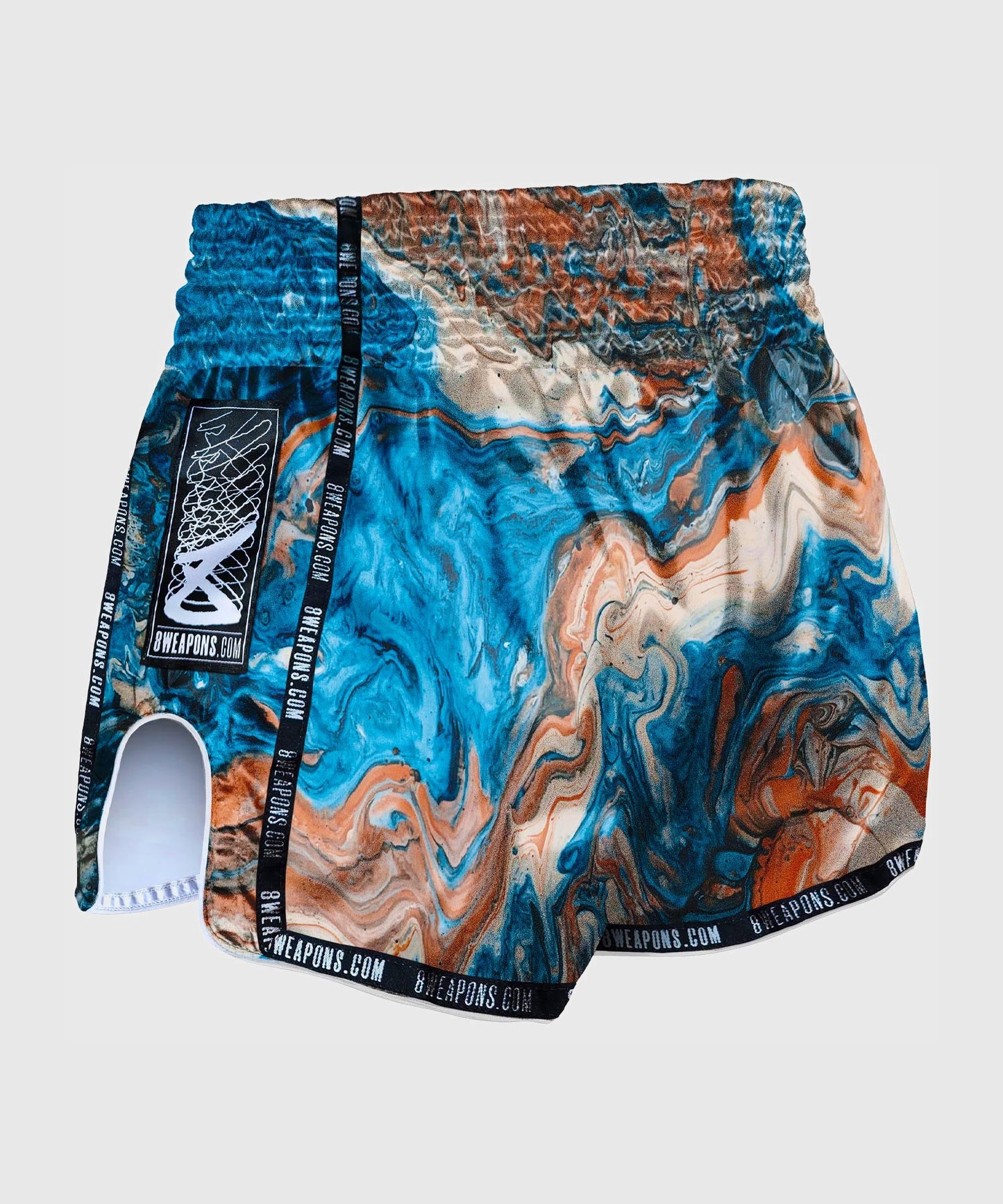 8 Weapons Vivo Vertigo Pantalones de Muay Thai - Azul