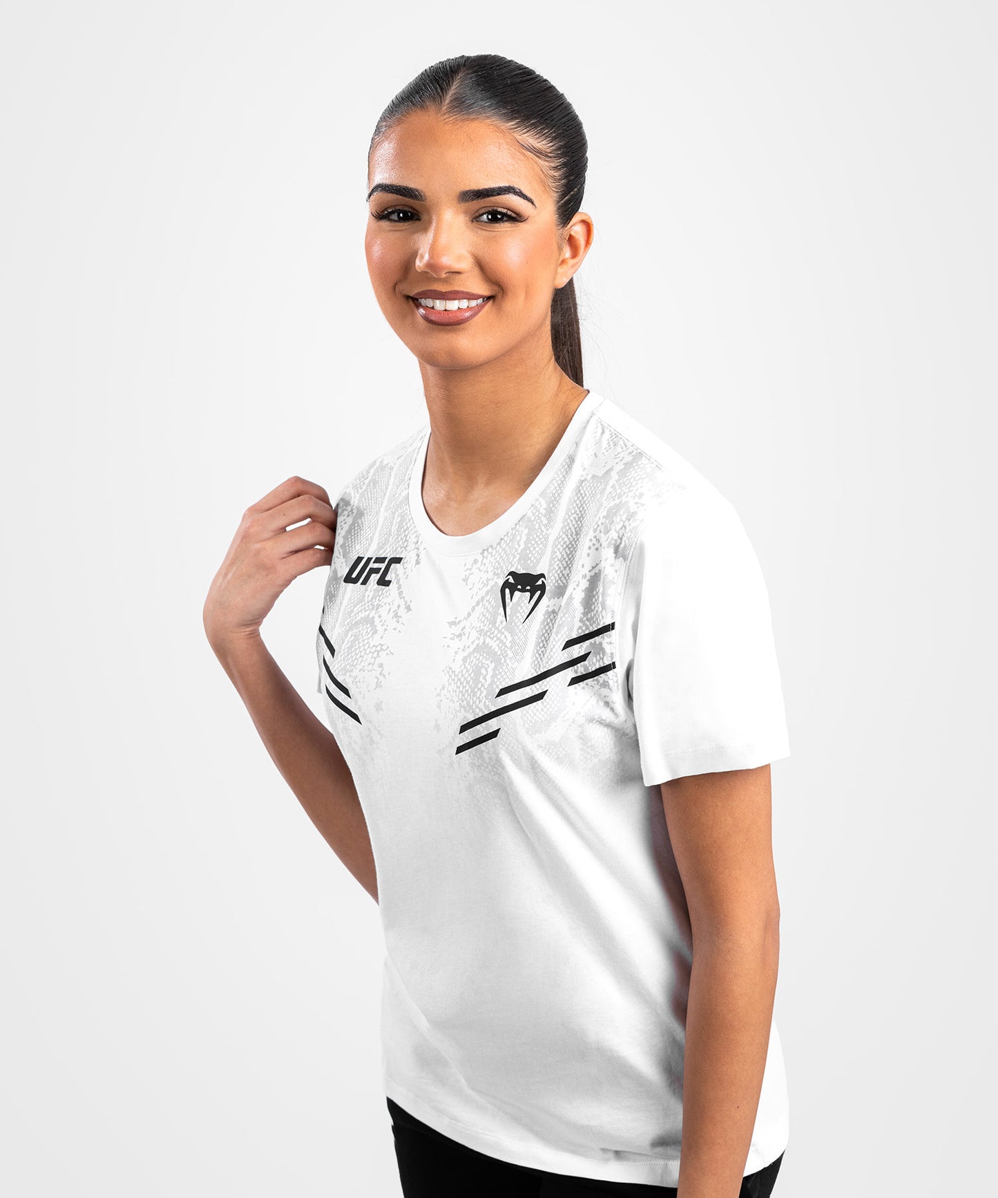 T-shirt à manches courtes pour Femmes UFC Adrenaline by Venum Replica - Blanc