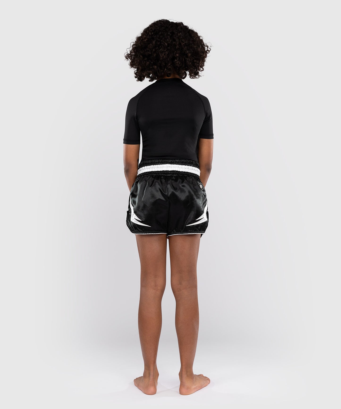 Venum Inferno Muay Thai Shorts für Kinder - Schwarz
