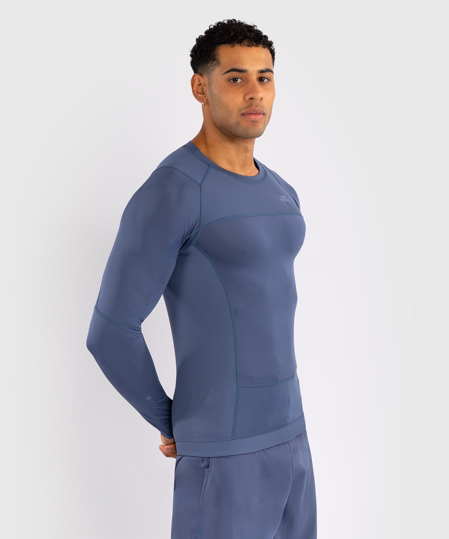 Venum G-Fit Air Langarm-Rashguard für Männer - Nebelblau