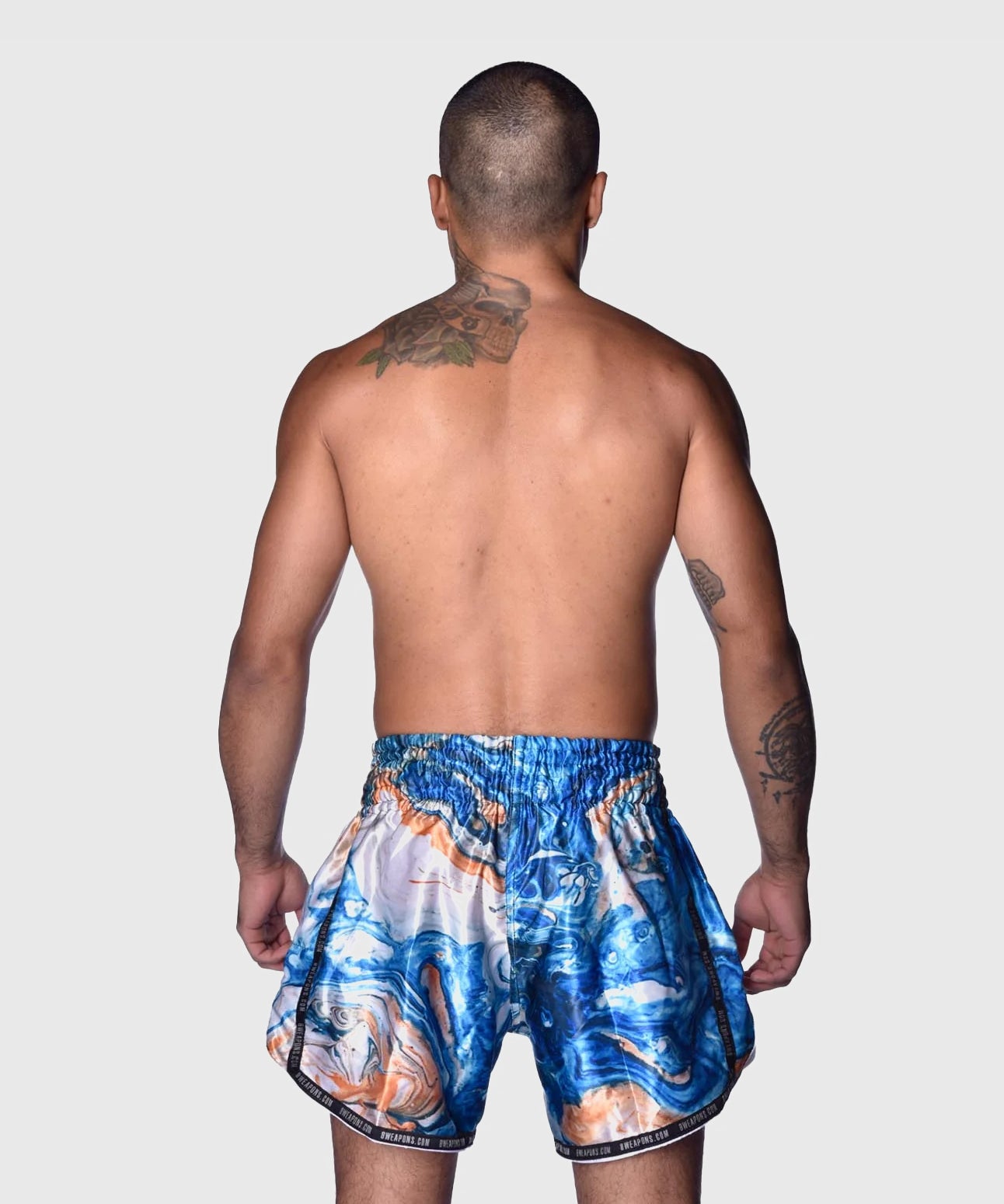 8 Weapons Vivo Vertigo Pantalones de Muay Thai - Azul