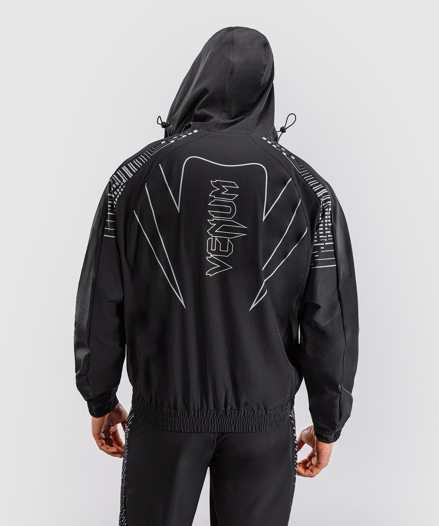 Veste de Survêtement Venum Midnight Fury – Noir/Gris/Argent